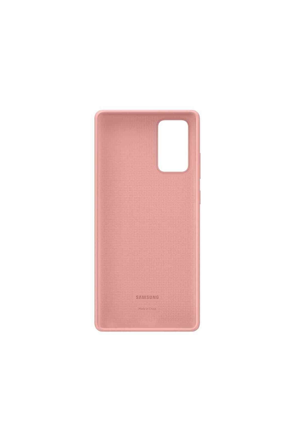 Samsung Galaxy Note 20 Orijinal Silikon Kılıf - Bakır