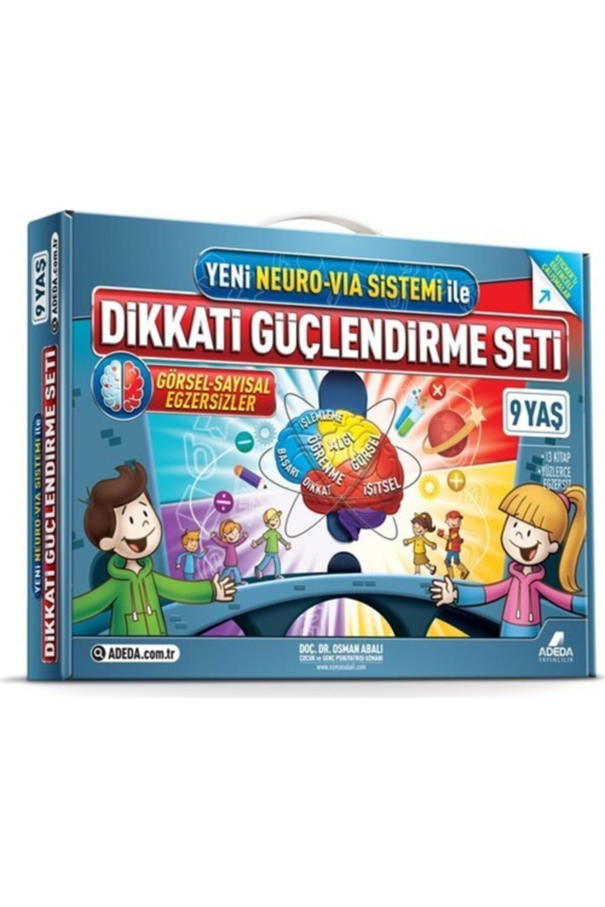 Adeda Yayınları Orıgınal Adeda Dikkati Güçlendirme Seti 3. Sınıf  9 Yaş Neuro Via Osman Abalı