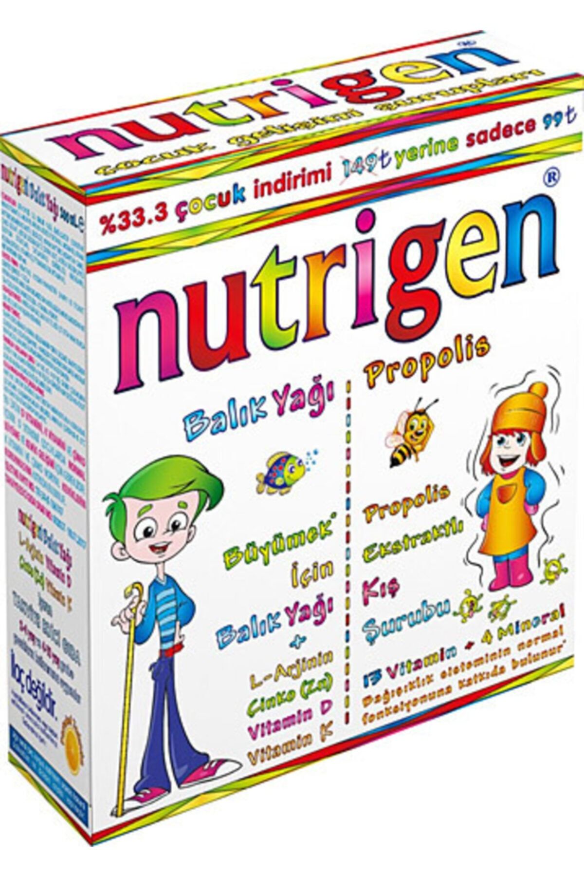 Nutrigen Kofre Balık Yağı + Propolıs 200 ml