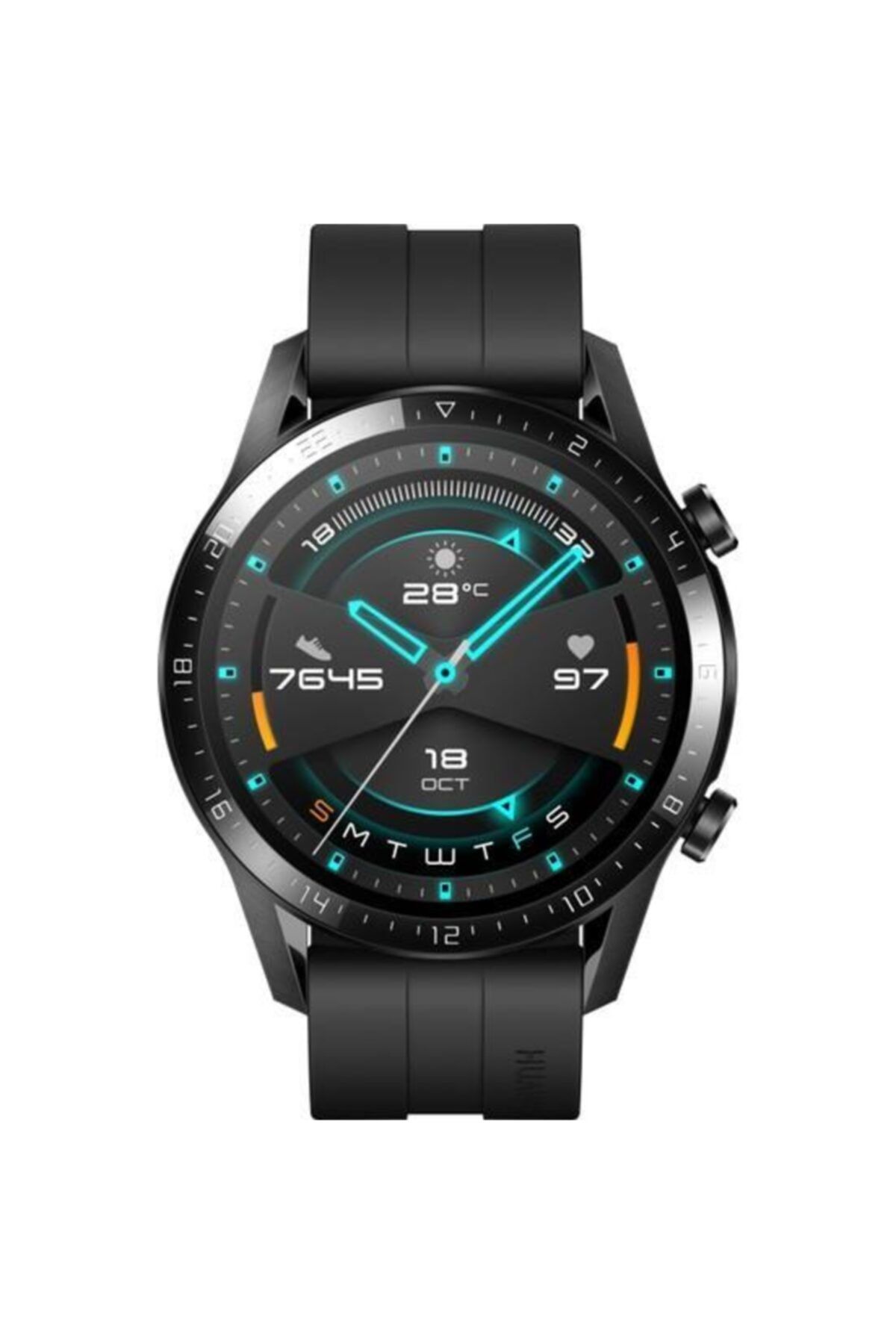 Huawei Watch GT 2 46 mm Sport Akıllı Saat Siyah GPS