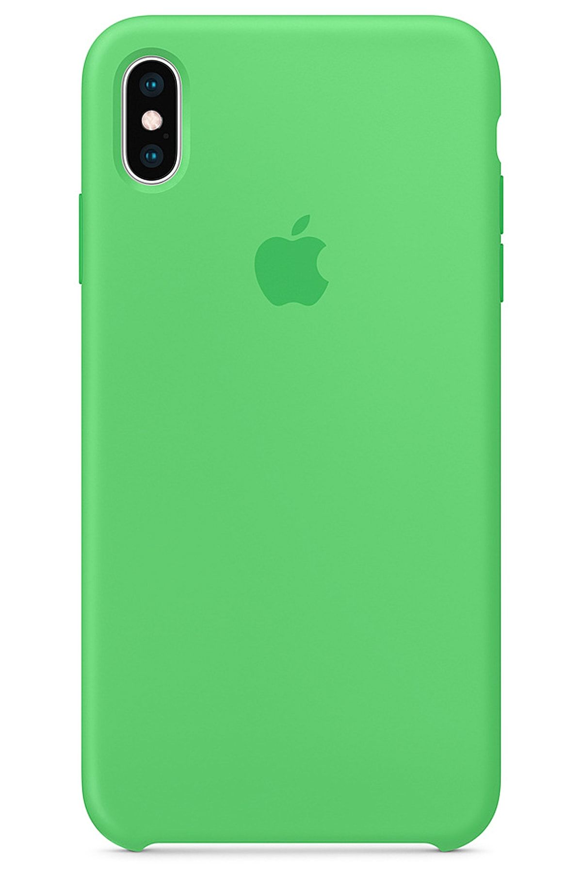 Ebotek Iphone Xs Max Kılıf Silikon Içi Kadife Lansman Yeşil