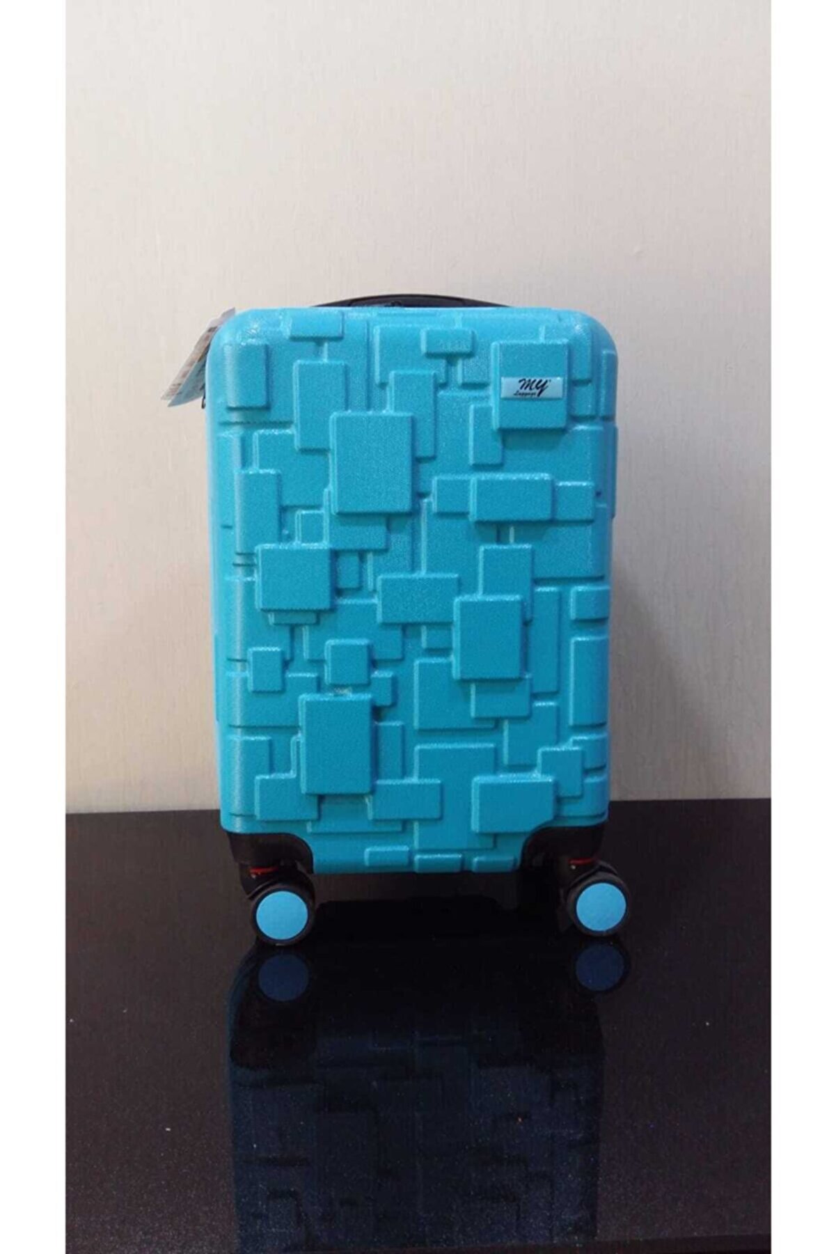 MY SARACİYE 360 Derece Donebılen Dort Tekerleklı Abs Lego Desen Kabın Boy