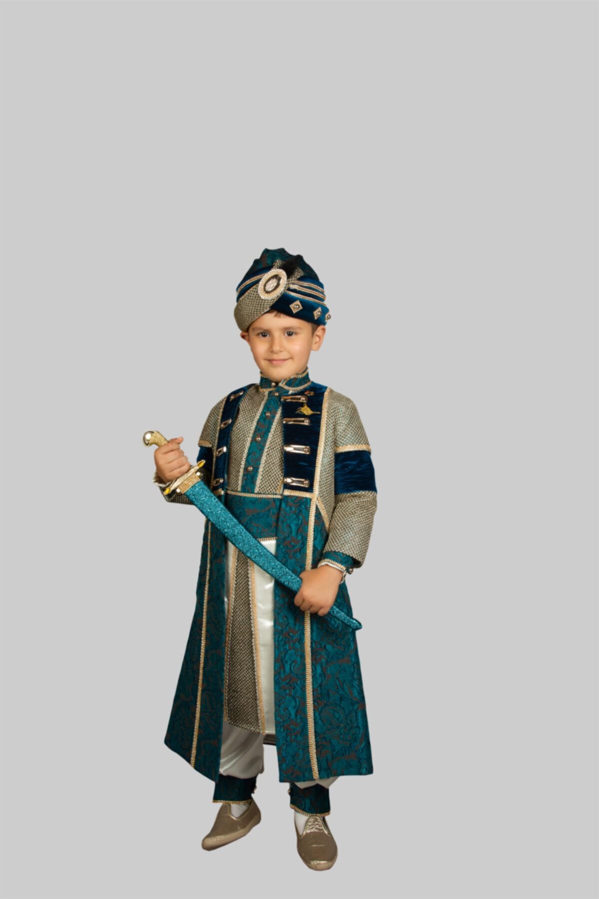 Sinan çocuk Süvari Kaftan Şehzade Sünnet Kıyafeti