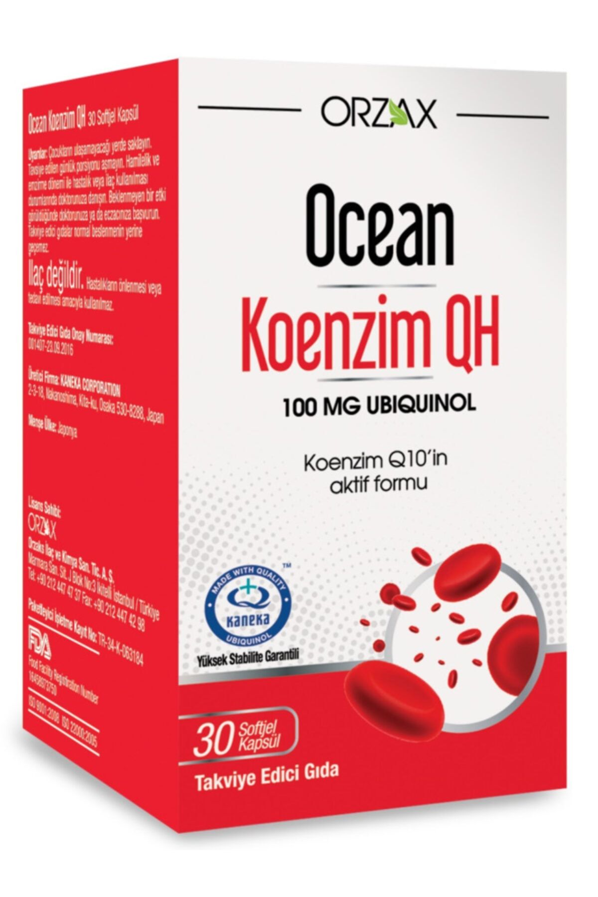 Ocean Ocean Koenzim Qh 100 mg 30 kapsül