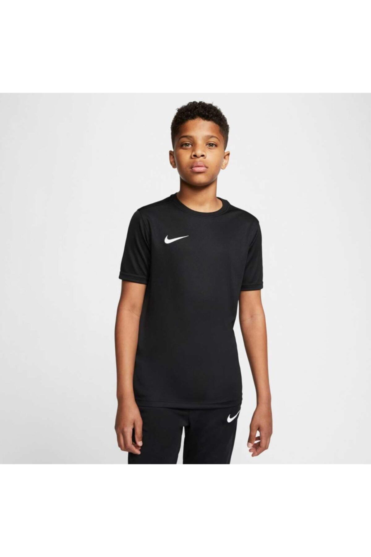 Nike Erkek Çocuk Siyah Bv6741-010 Y Nk Dry Park Vıı Jsy Ss  Spor T-shirt