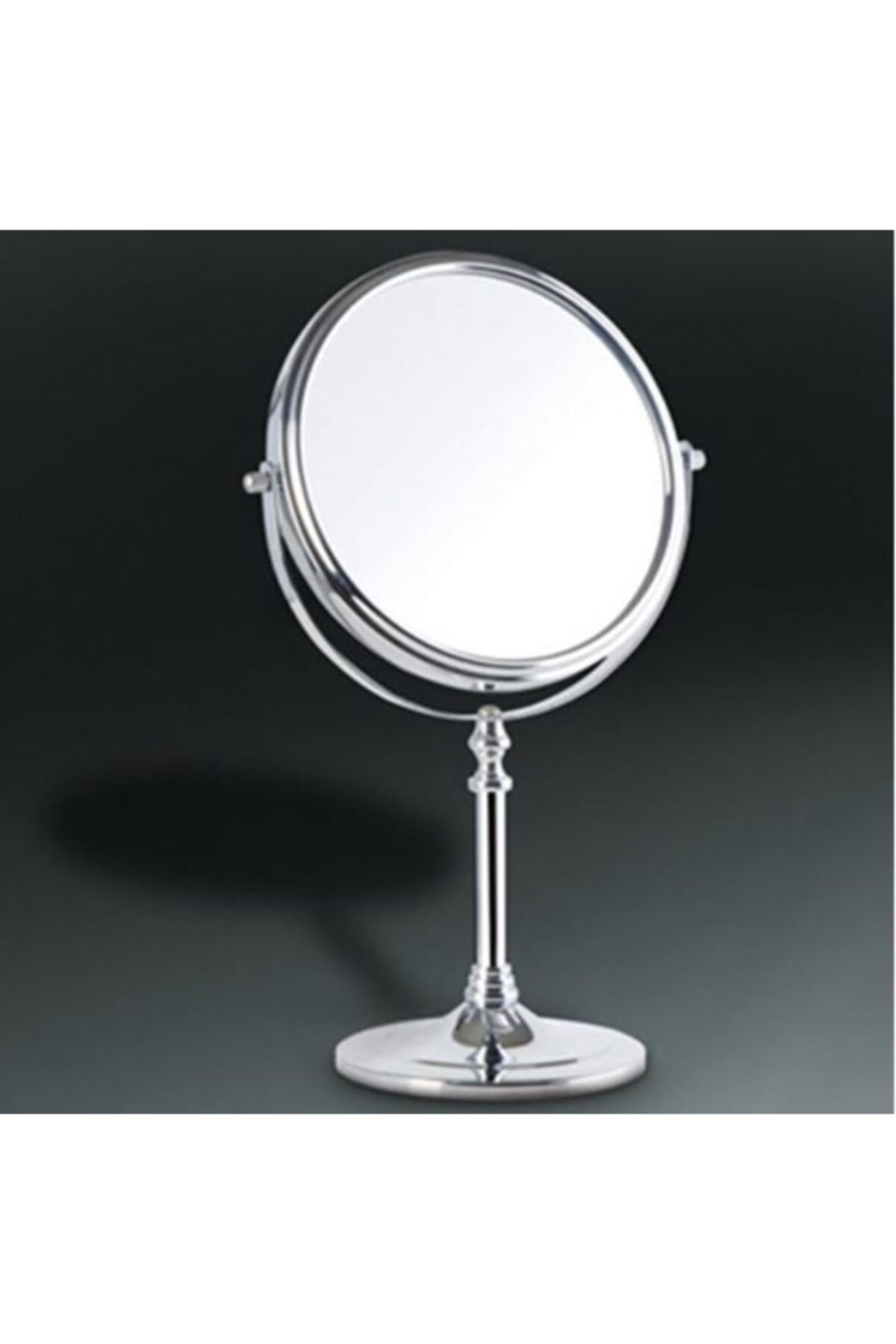 Yellowish Makyaj Aynası Dönerli Yuvarlak Masa Üstü Makyaj Aynası