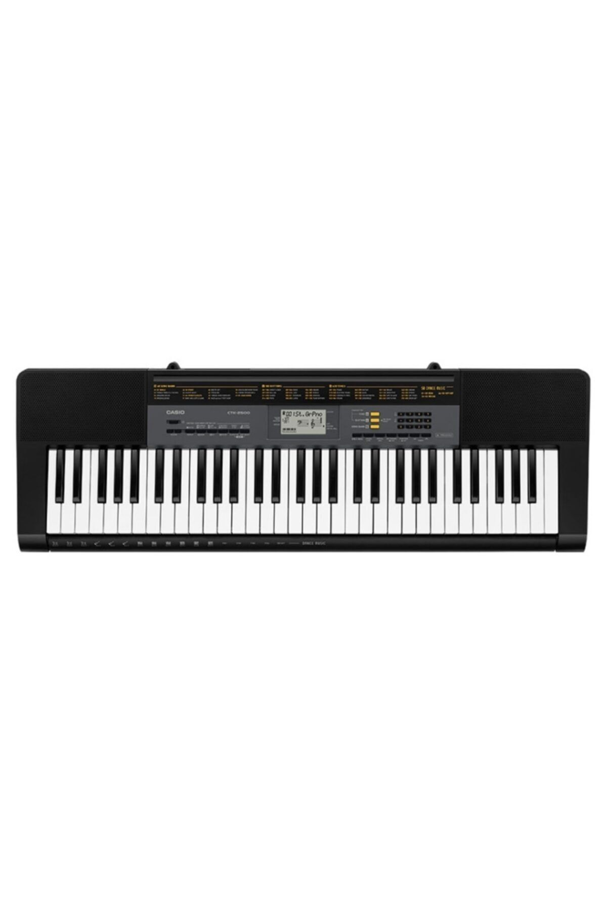 Casio Siyah Piyano Tuşlu Öğretici Org Ctk 2500 61