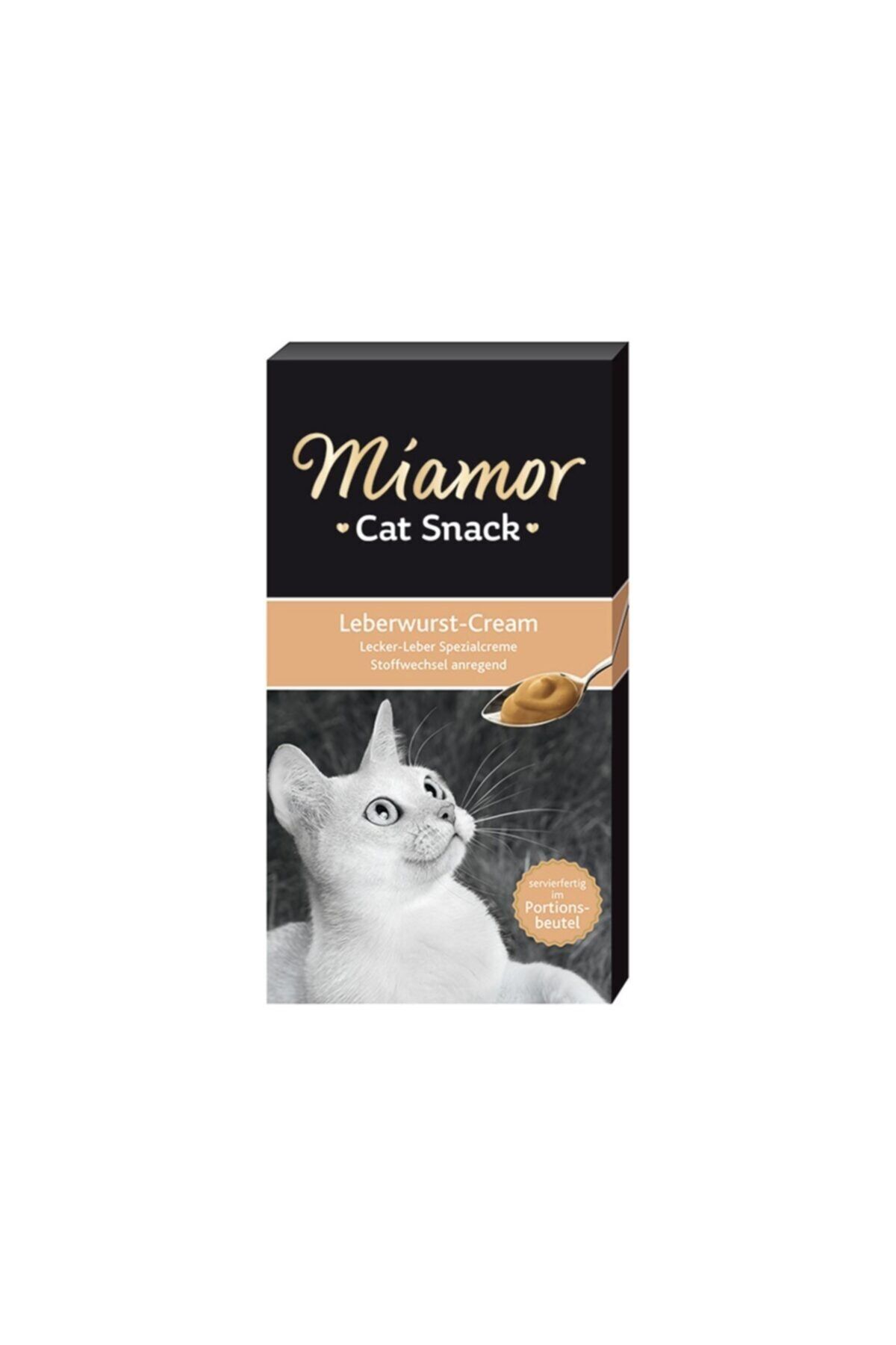 Miamor Cream Ciğerli Kedi Ödülü 6 X 15 Gr 15 Gr Ciğerli