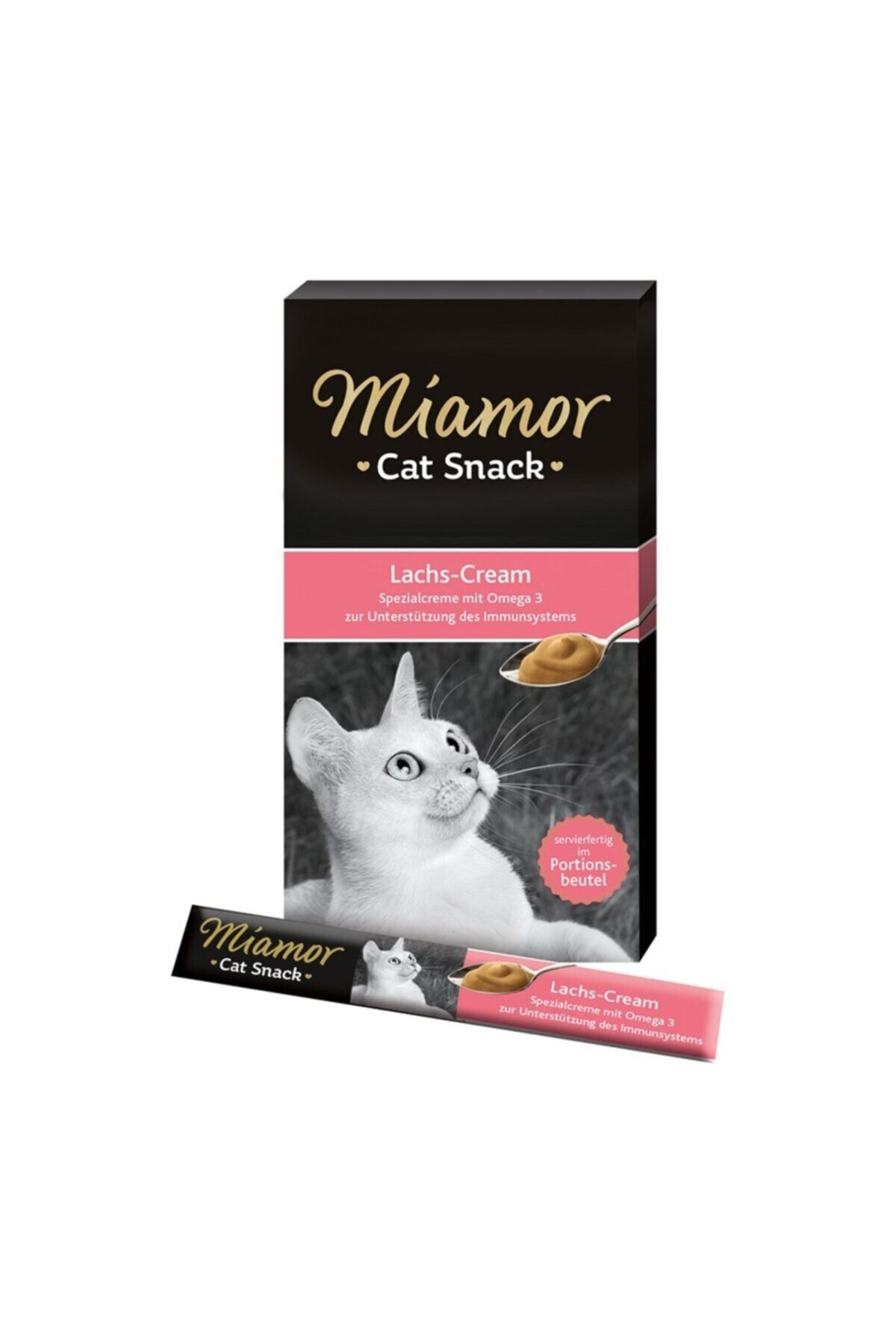 Miamor Cream Somonlu Kedi Ödülü 6 X 15 Gr 15 Gr Somon