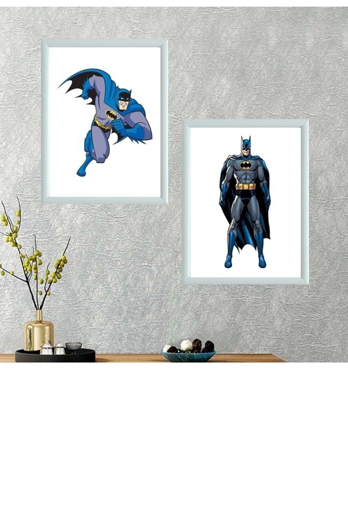 Kostüm Sarayı Batman Ikili Takım Çerçeveli Poster Tablo