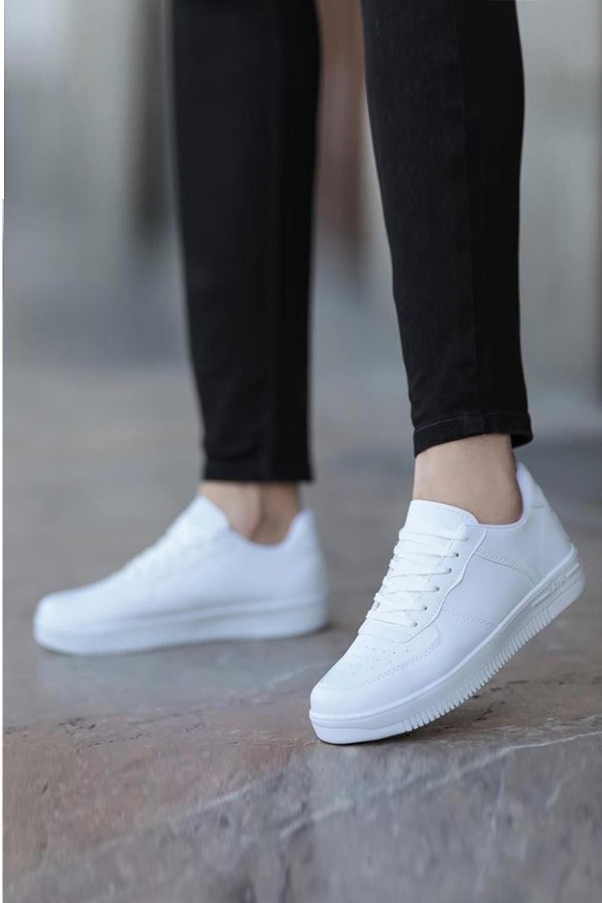 Hunter Unısex Beyaz Sneaker Ayakkabı