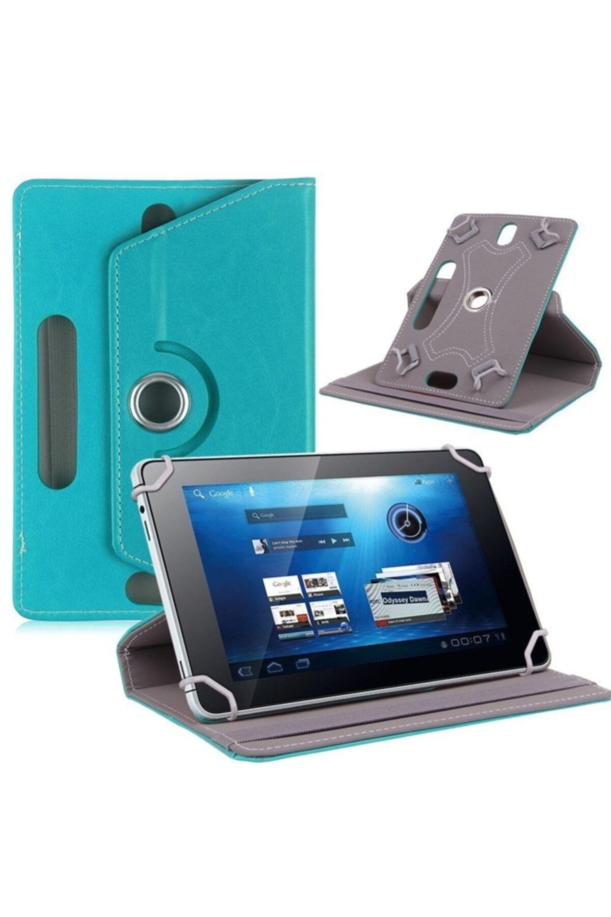 Universal Piranha Rano 5 Tab 10.1 Standlı ve 360° Dönebilen Tablet Kılıfı 10,1