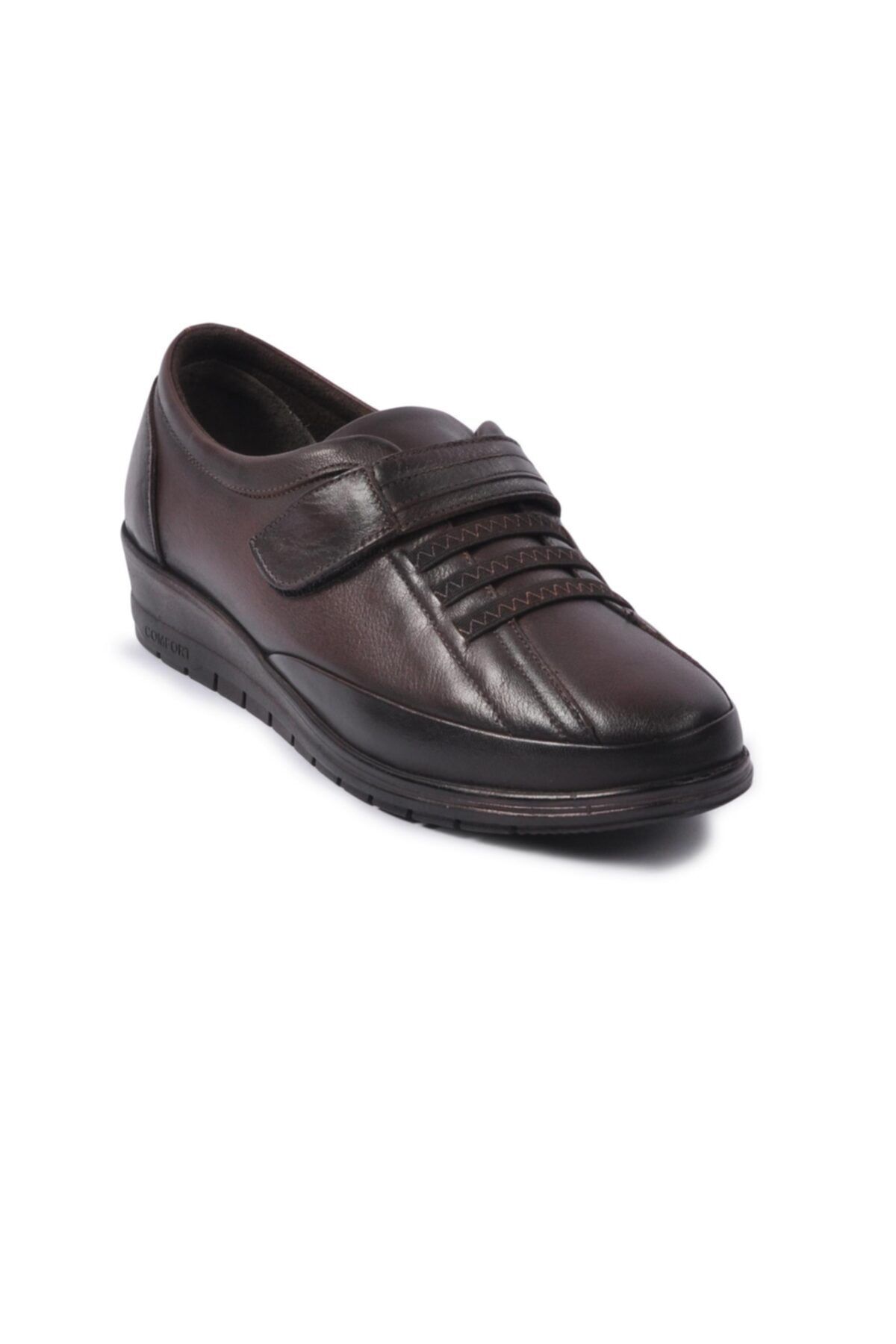 Voyager Kadın Kahverengi Hakiki Deri Klasik Ayakkabı
