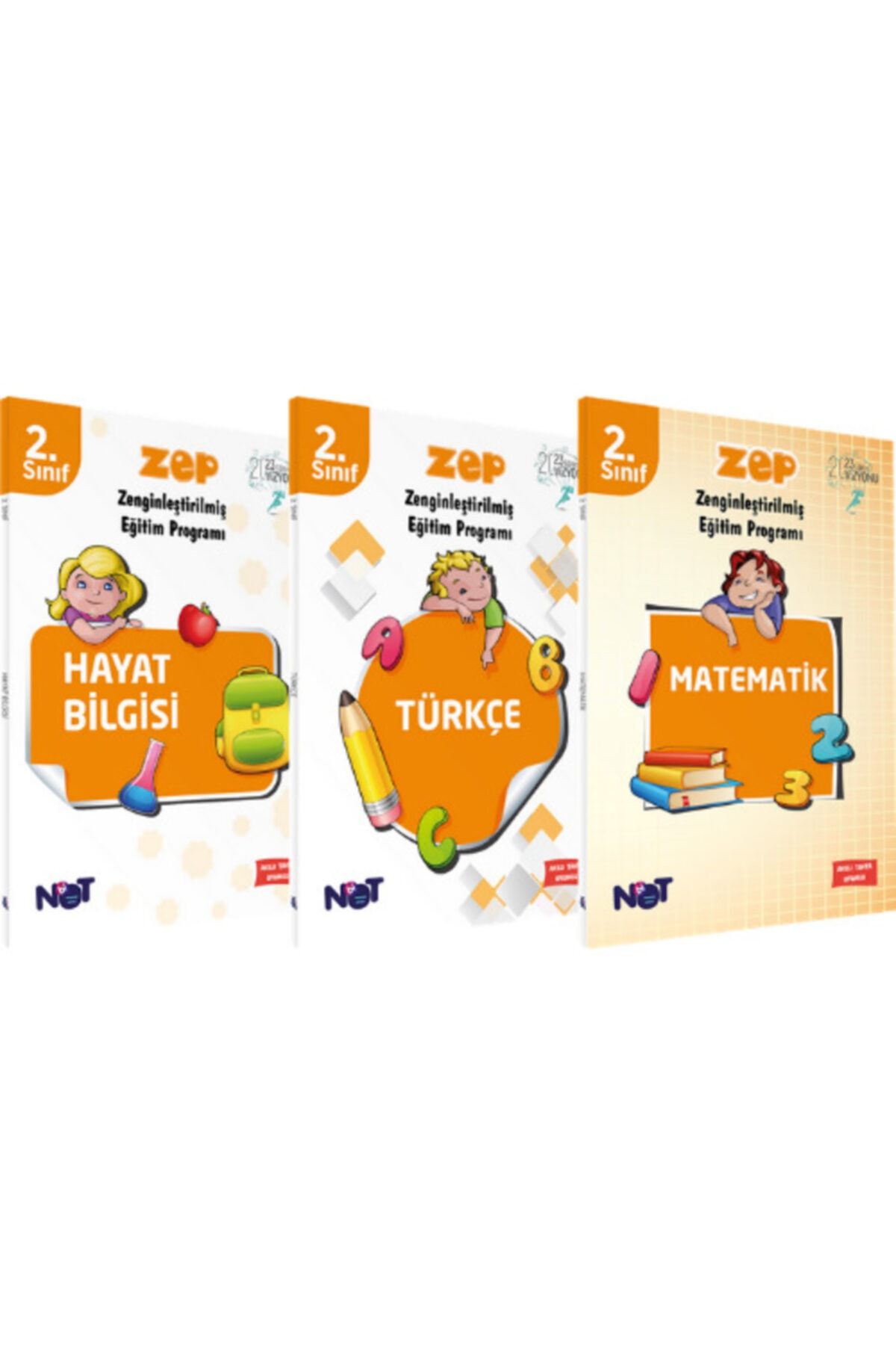 Binot Yayınları 2. Sınıf Zep Hayat Bilgisi - Türkçe - Matematik Seti