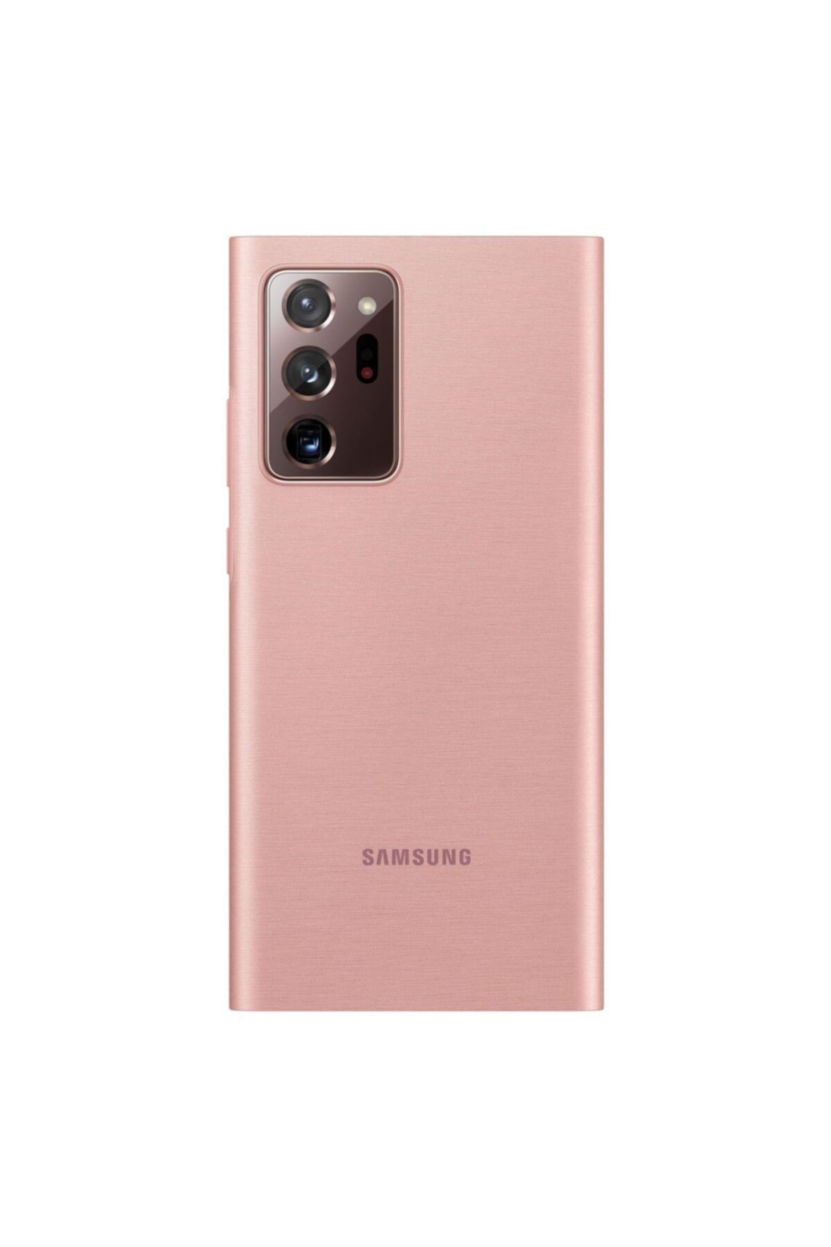 Samsung Galaxy Note20 Ultra Led View Kapaklı Kılıf - Bronz
