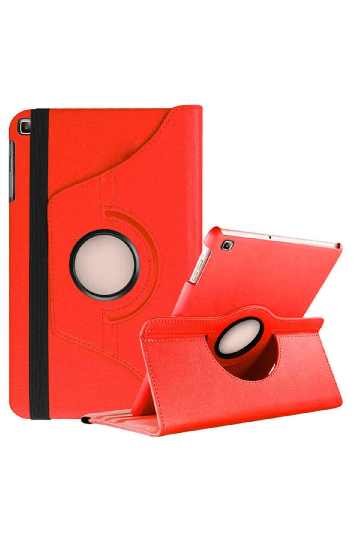 Nezih Case Samsung Samsung Tab A T510 10.1 Inç (2019) Dönebilen Standlı Kılıf Kırmızı