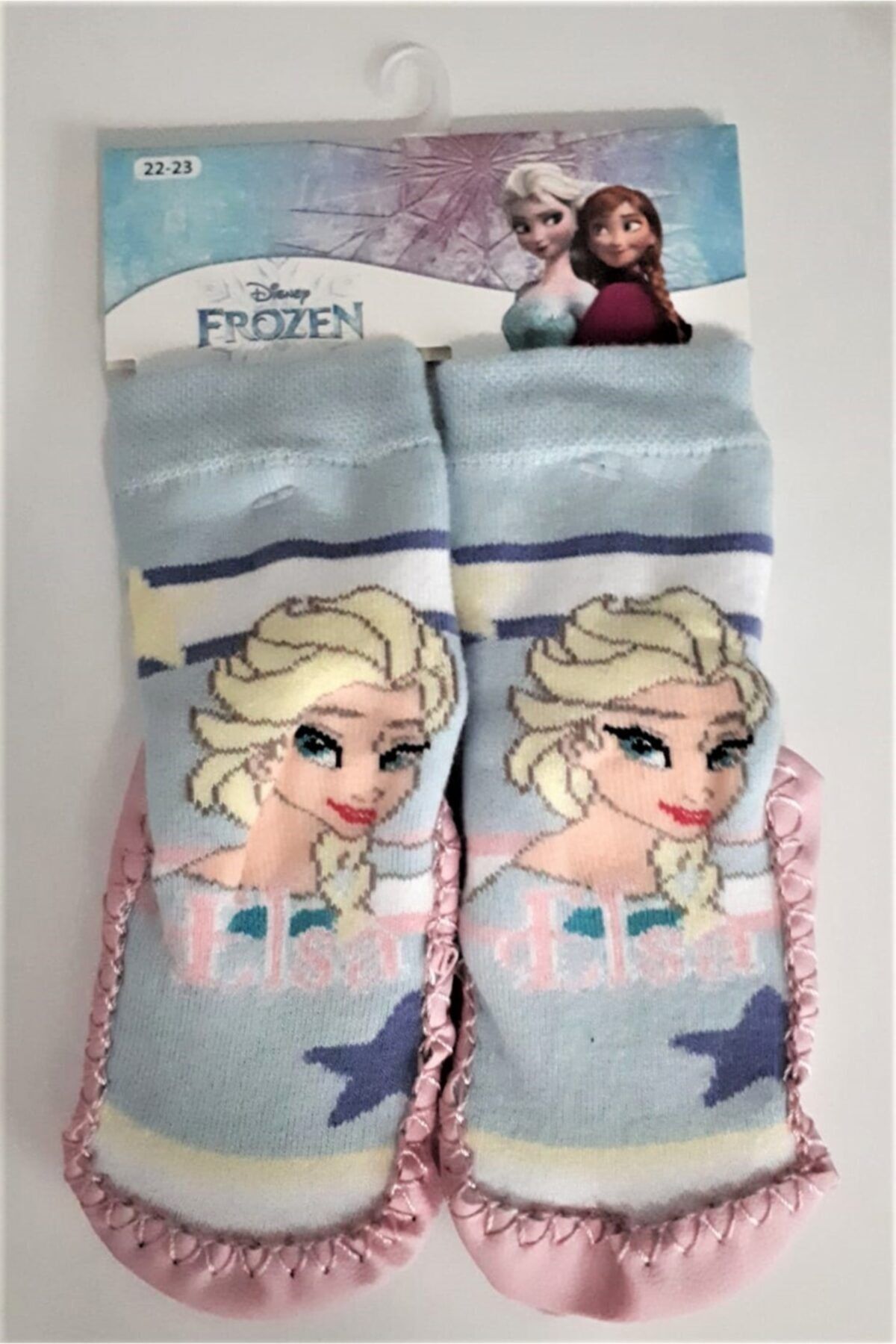 Frozen Lacivert Lisanslı Çarık Çorap