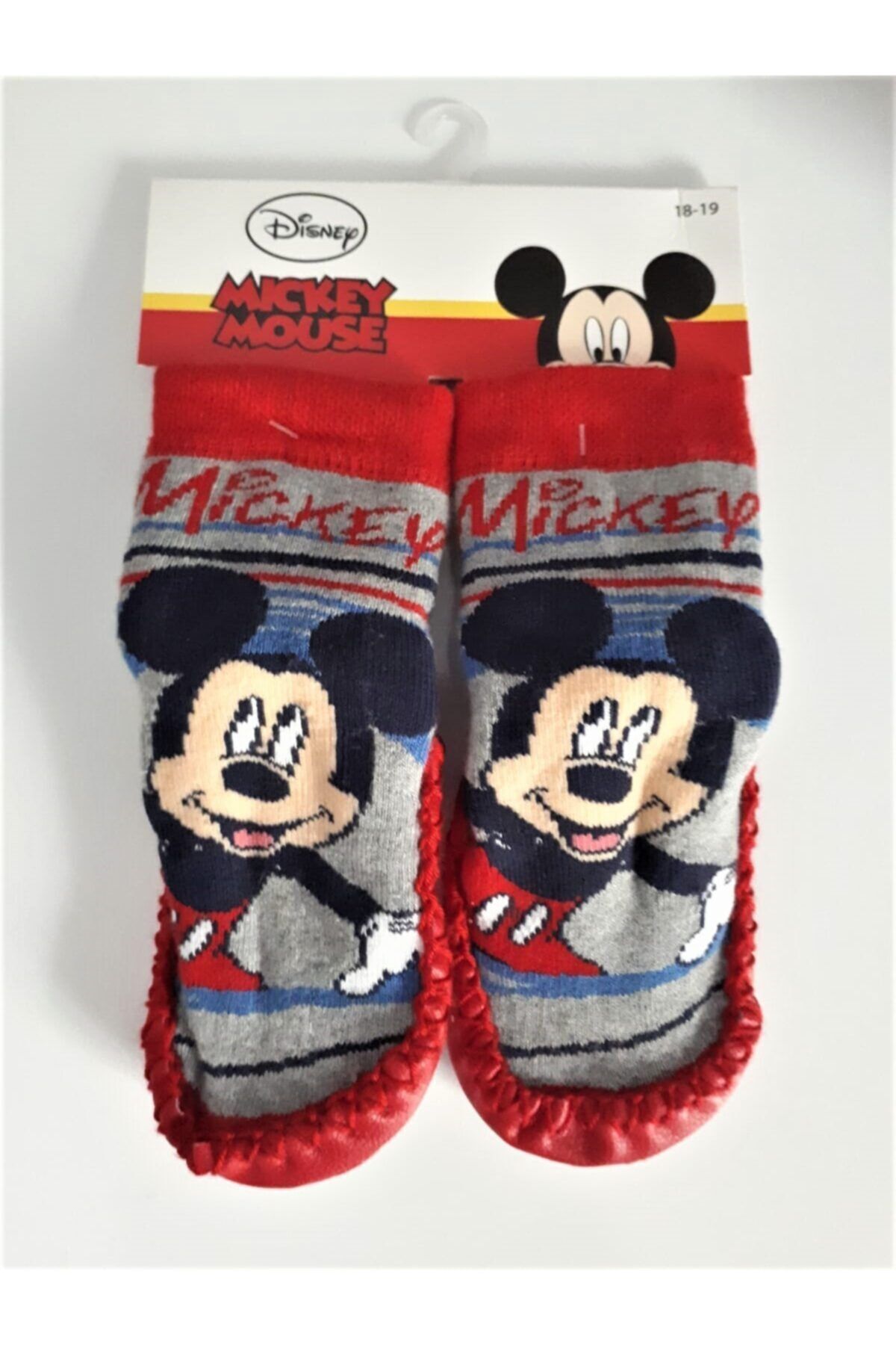Mickey Mouse Lisanslı Çarık Çorap
