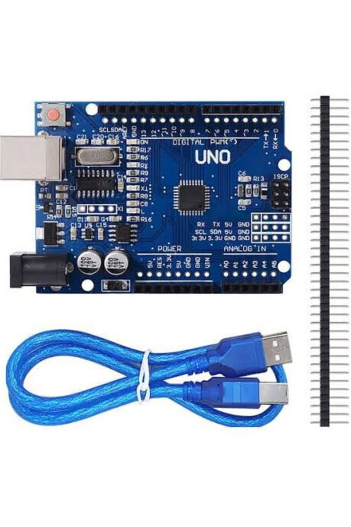 Arduino Uno R3 Klon - Usb Kablo Hediyeli  Uyumlu