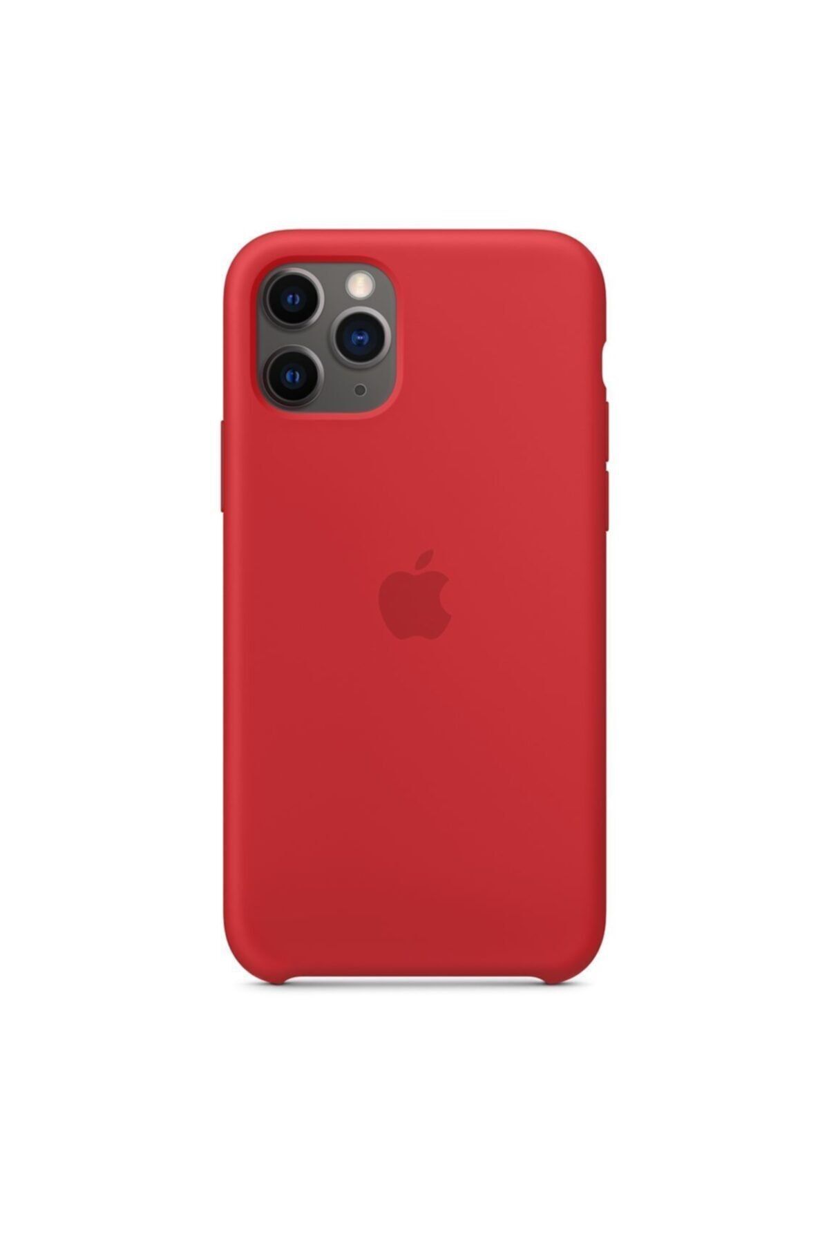 Apple Iphone 11 Pro Silikon Kılıf Kırmızı