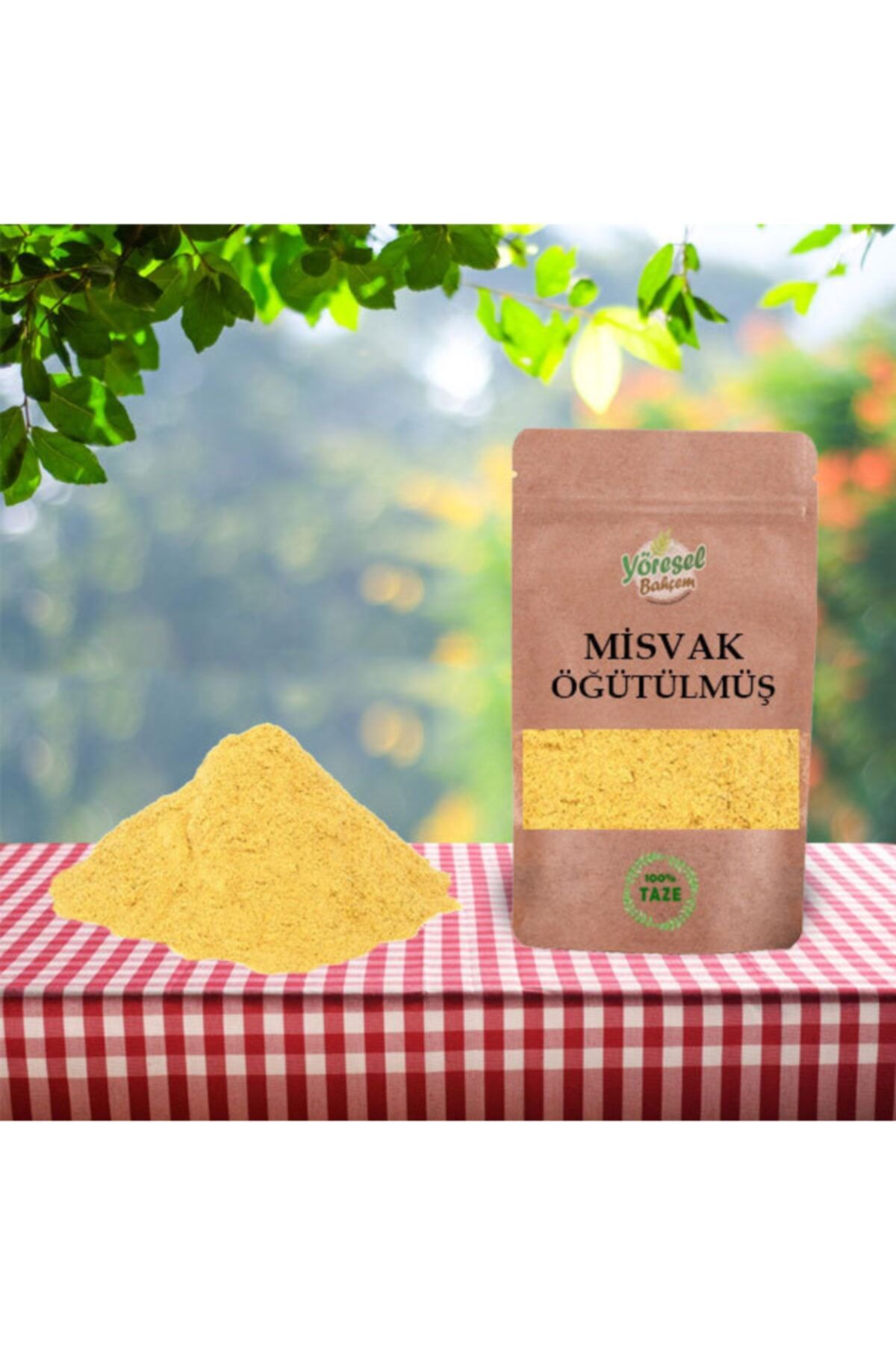 Yöresel Bahçem Misvak Tozu Öğütülmüş 100gr