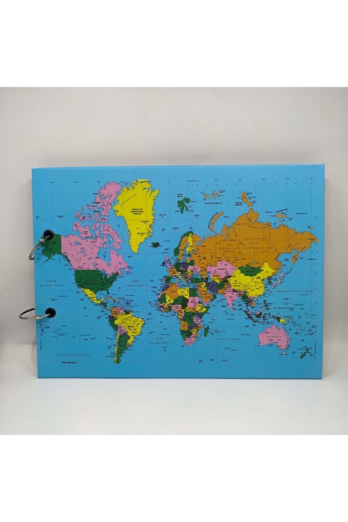 Köstebek Dünya Haritası Fotoğraf Albümü