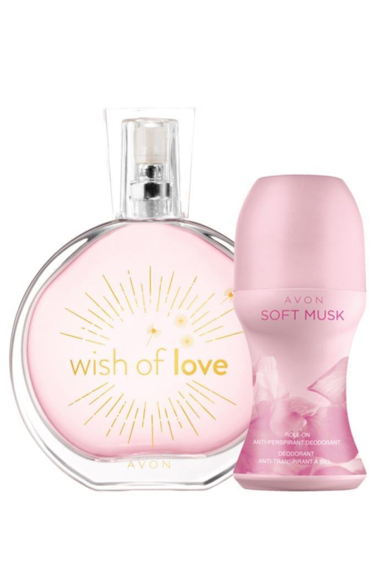 Avon Wish Of Love Kadın Parfüm ve Soft Musk Rollon İkili Paket