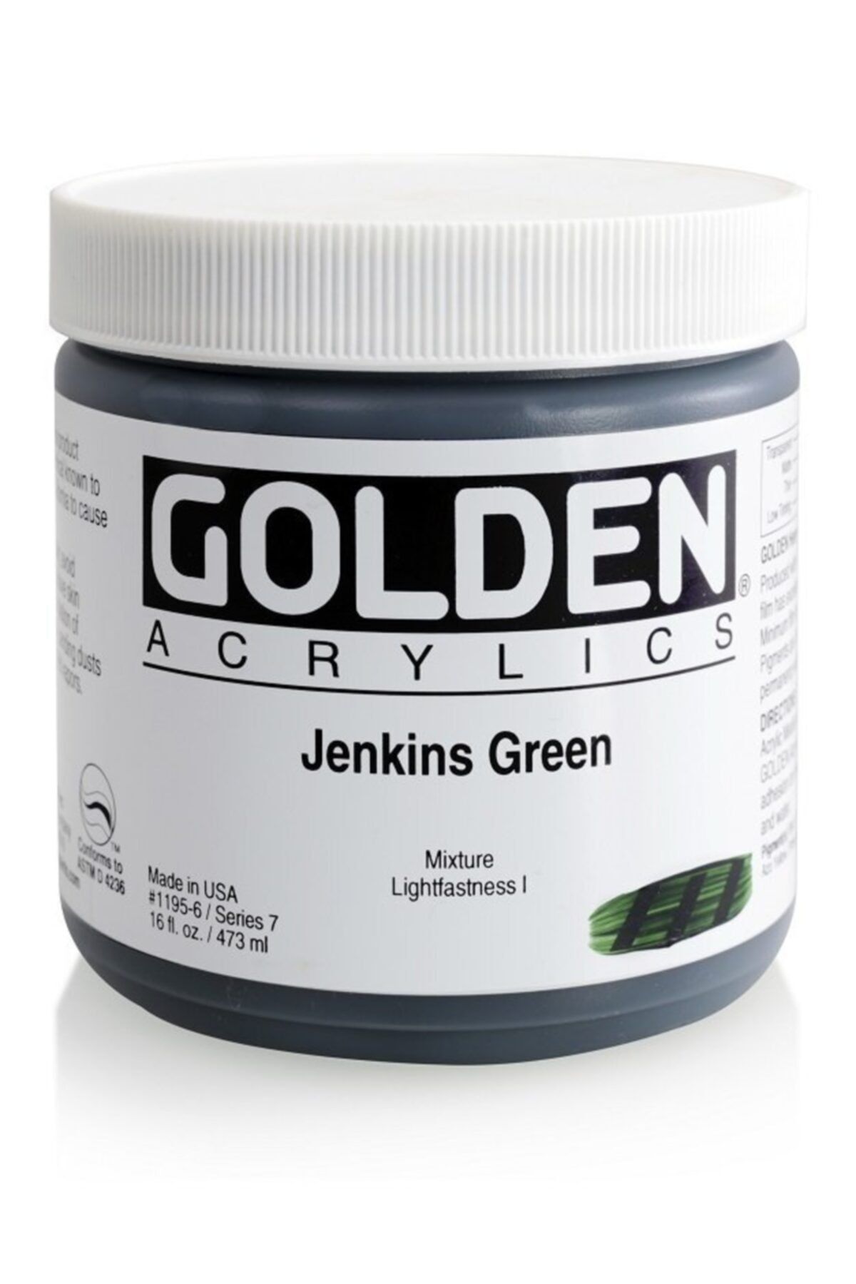 Golden Heavy Body Acrylıc 473 Ml Seri 7 Jenkıns Green