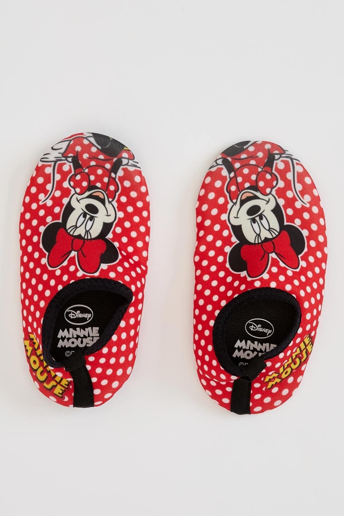Defacto Kız Çocuk Minnie Mouse Lisanslı Slip On Ayakkabı