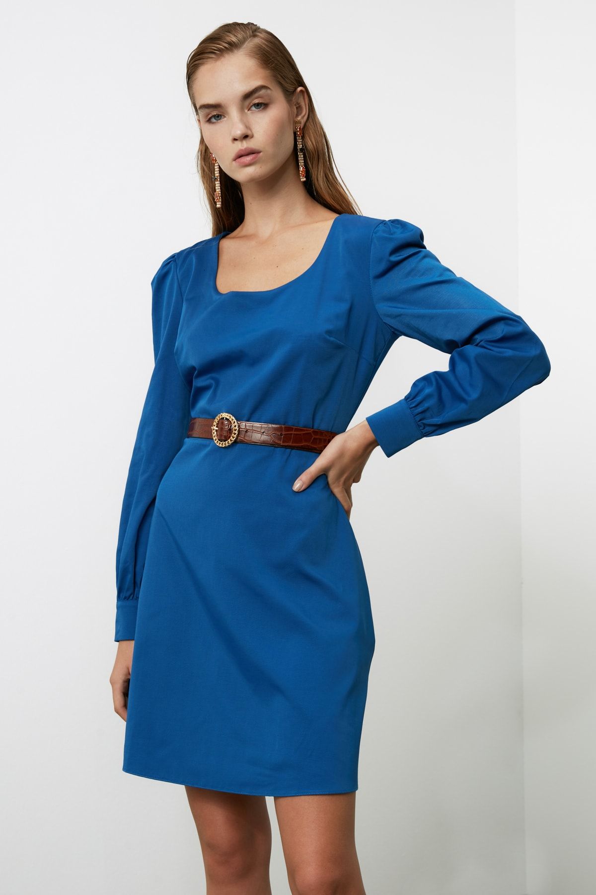 TRENDYOLMİLLA Mavi  Elbise TWOAW21EL1305