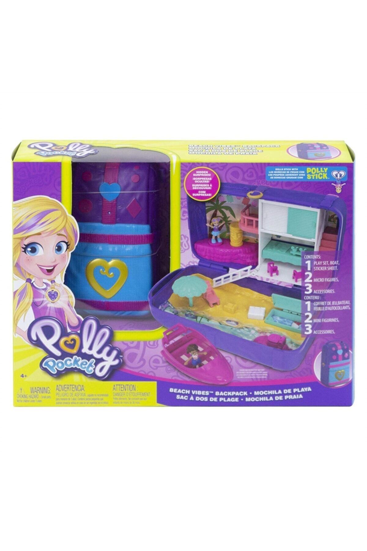 Polly Pocket Oyun Setleri Plaj Eğlencesi Fry39-fry40