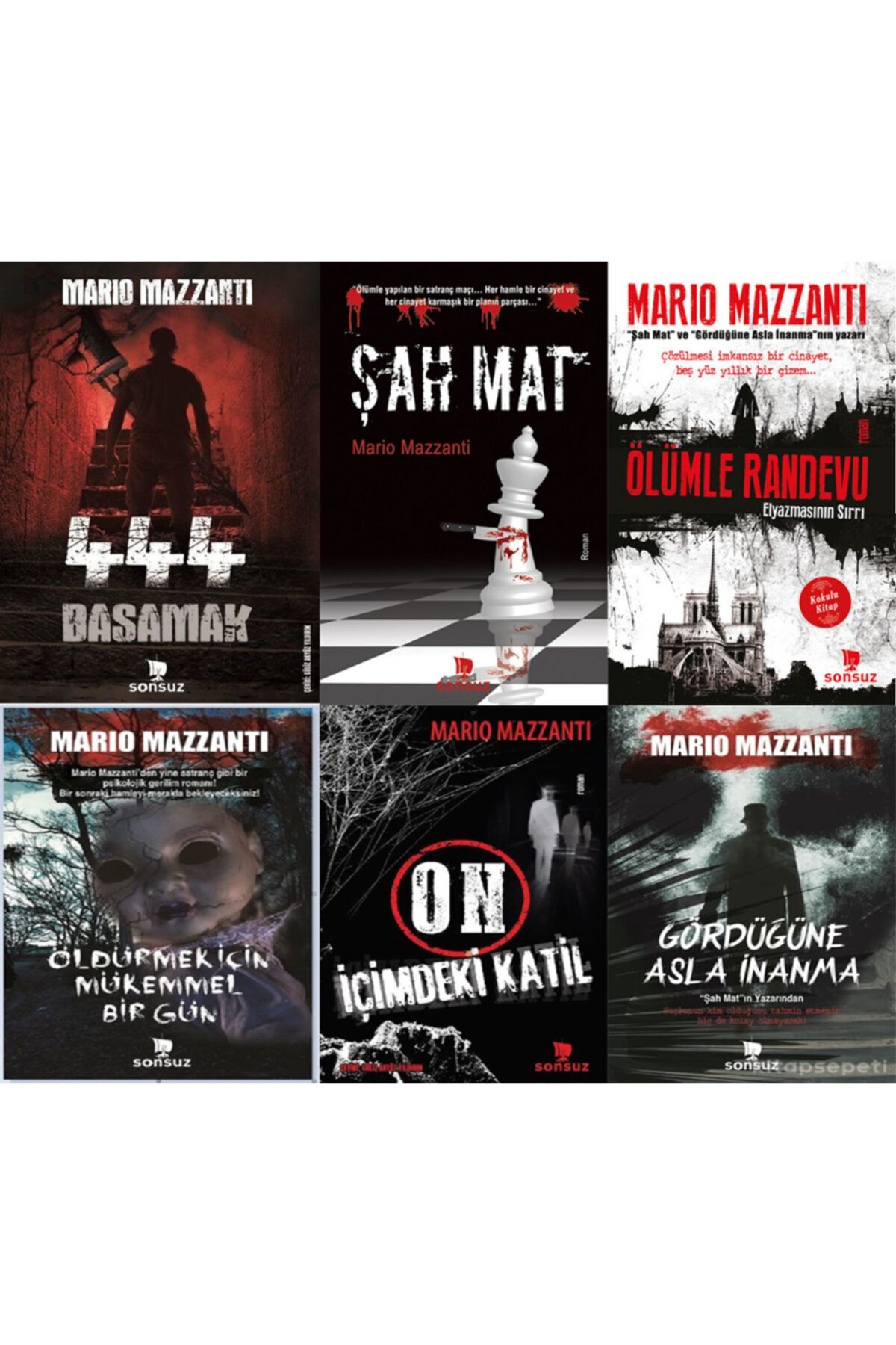 Yakamoz Yayınları Mario Mazzanti Kitap Seti 6 Kitap
