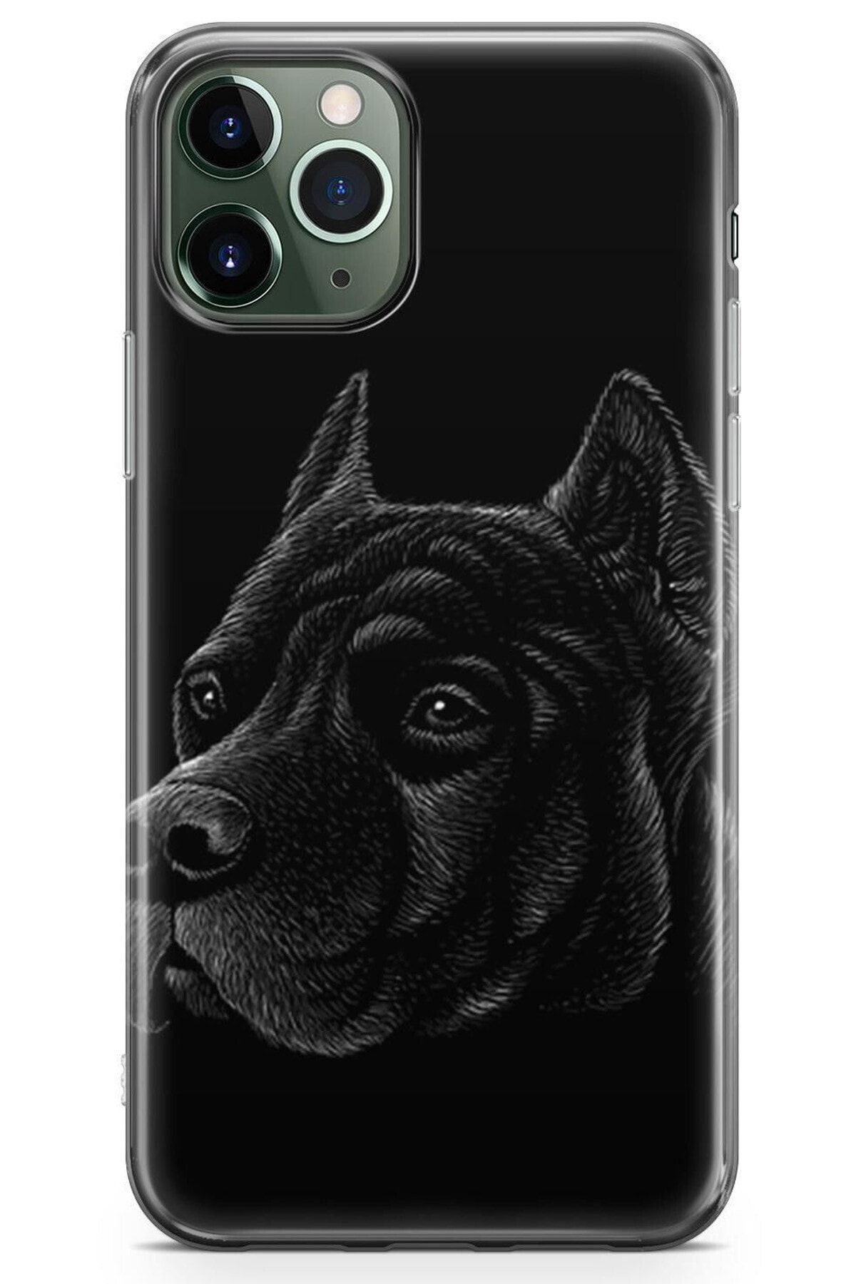 Zipax Samsung Galaxy A51 Kılıf Asil Köpek Desenli Baskılı Silikon Mel-109483
