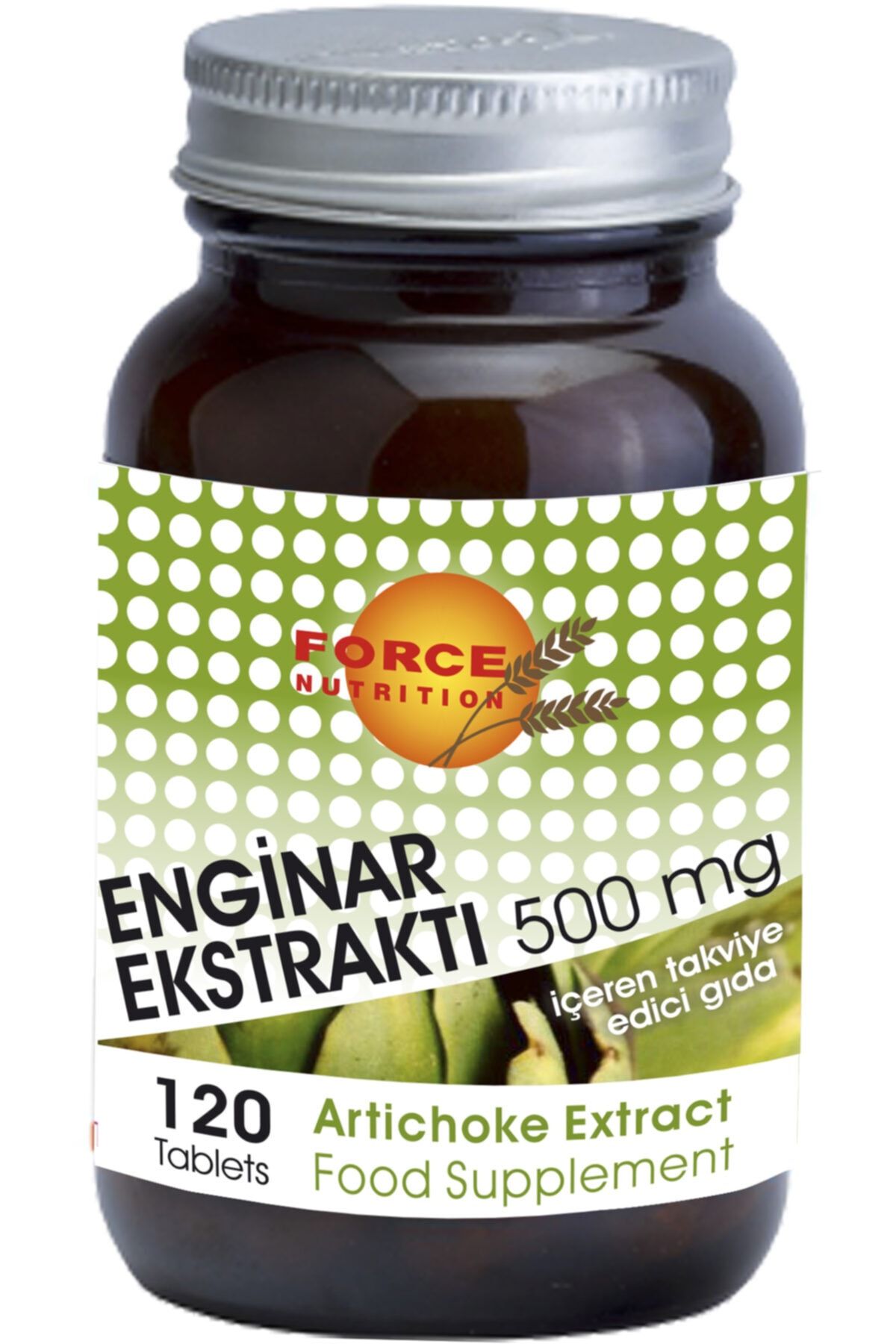 Force Nutrition Artichoke Enginar Ekstratı 500 mg 120 Tablet