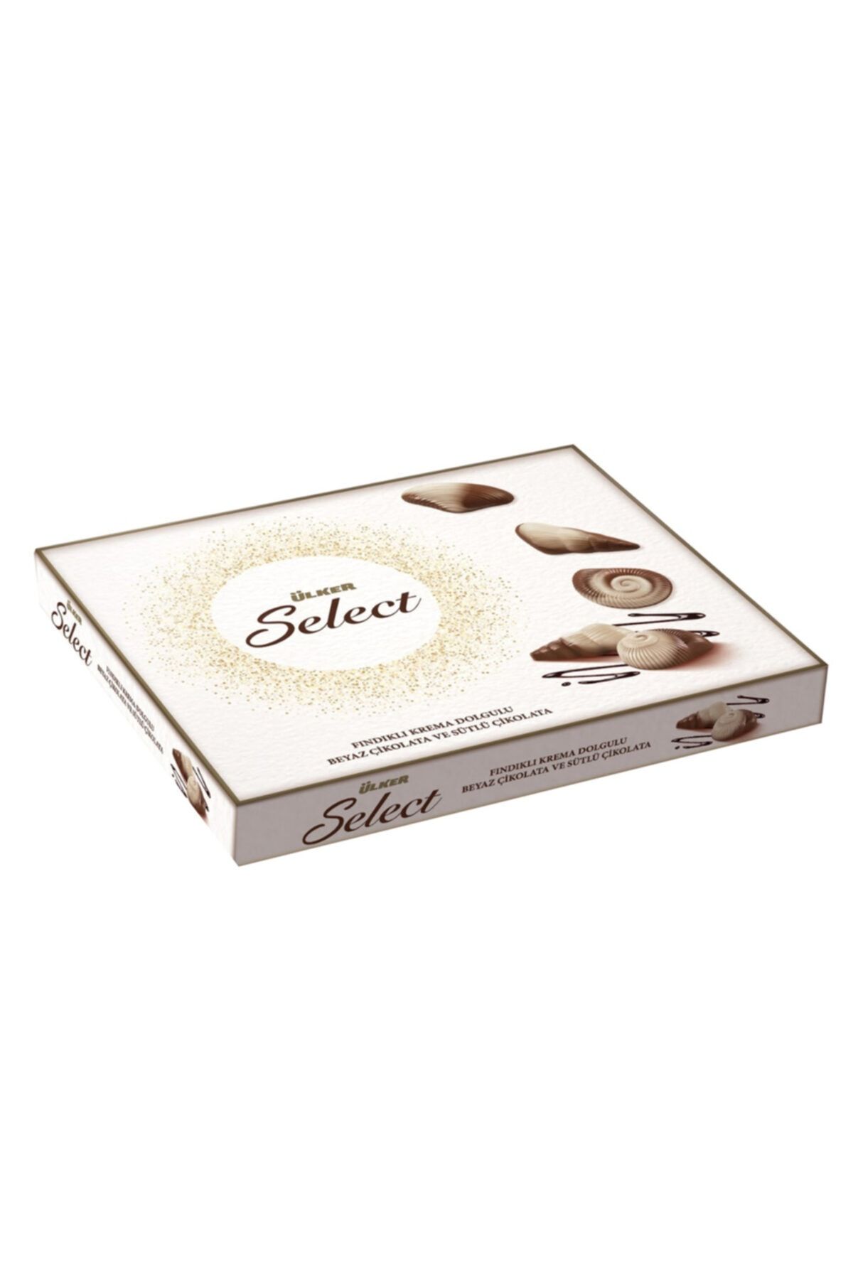 Ülker Select Fındık Krema Dolgulu Beyaz Ve Sütlü Çikolata 240 Gr Hediyelik & Kutu