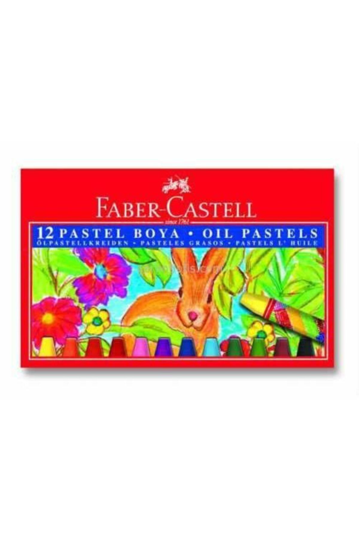 Faber Castell Faber Castel Pastel Boya 12 Renk Redline 5282