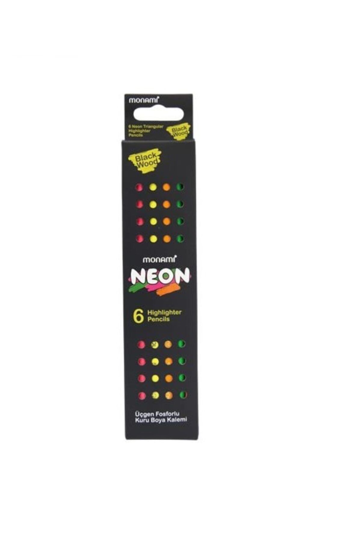 Monami Neon Fosforlu Kurşun Kalem Seti