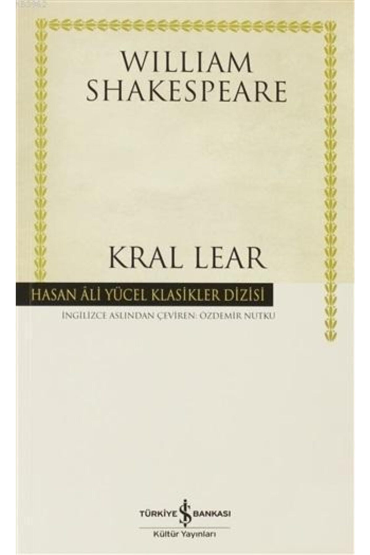 Türkiye İş Bankası Kültür Yayınları Kral Lear