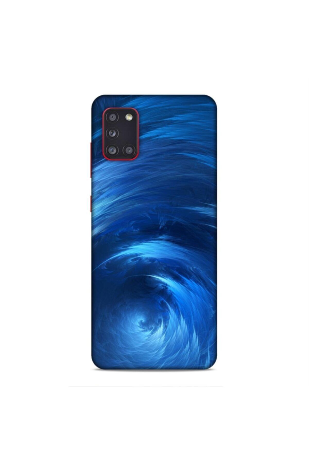 Pickcase Samsung Galaxy A31 Kılıf Desenli Arka Kapak Mavi Dalga