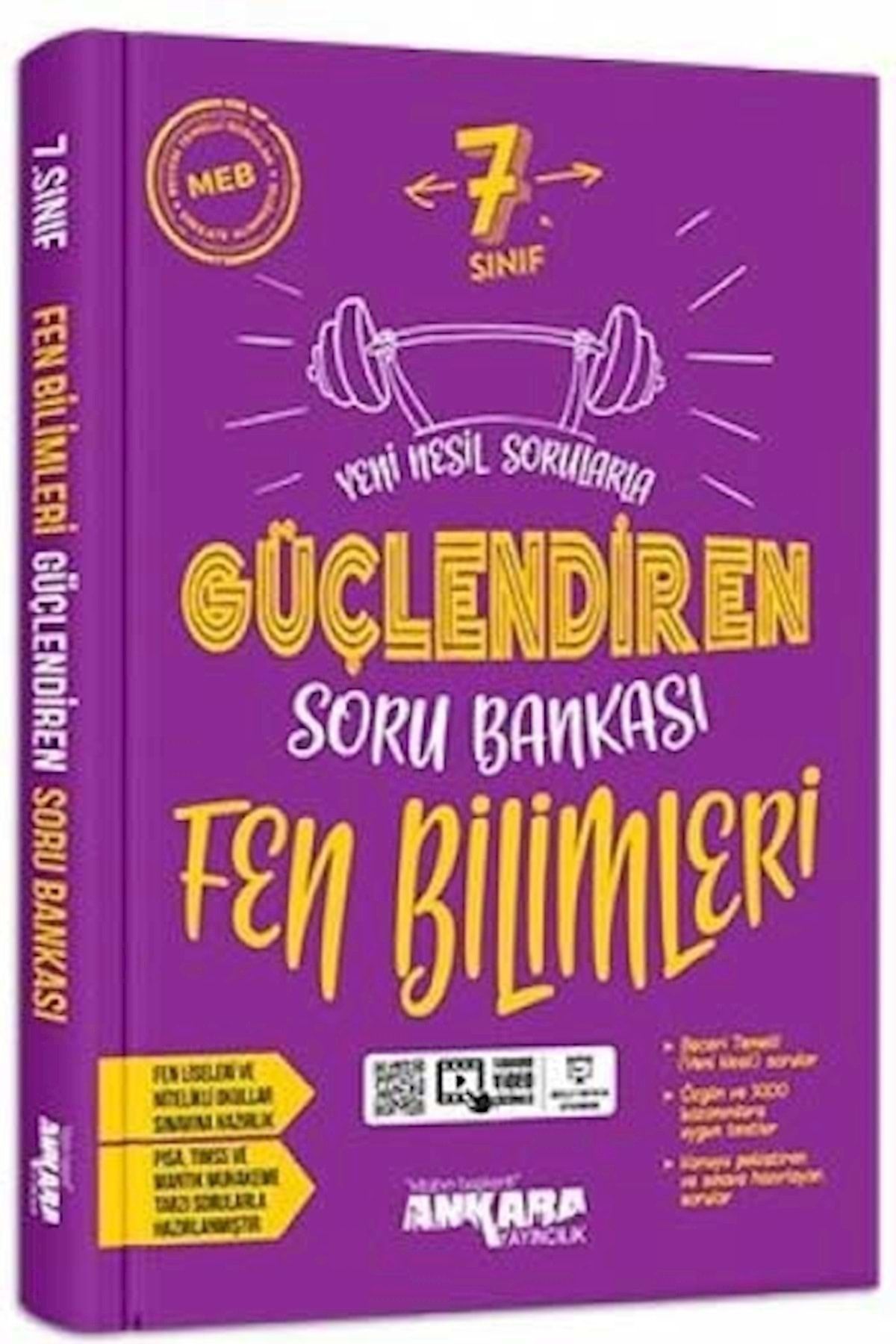Ankara Yayınları Ankara 7. Sınıf Fen Bilimleri Güçlendiren Soru Bankası