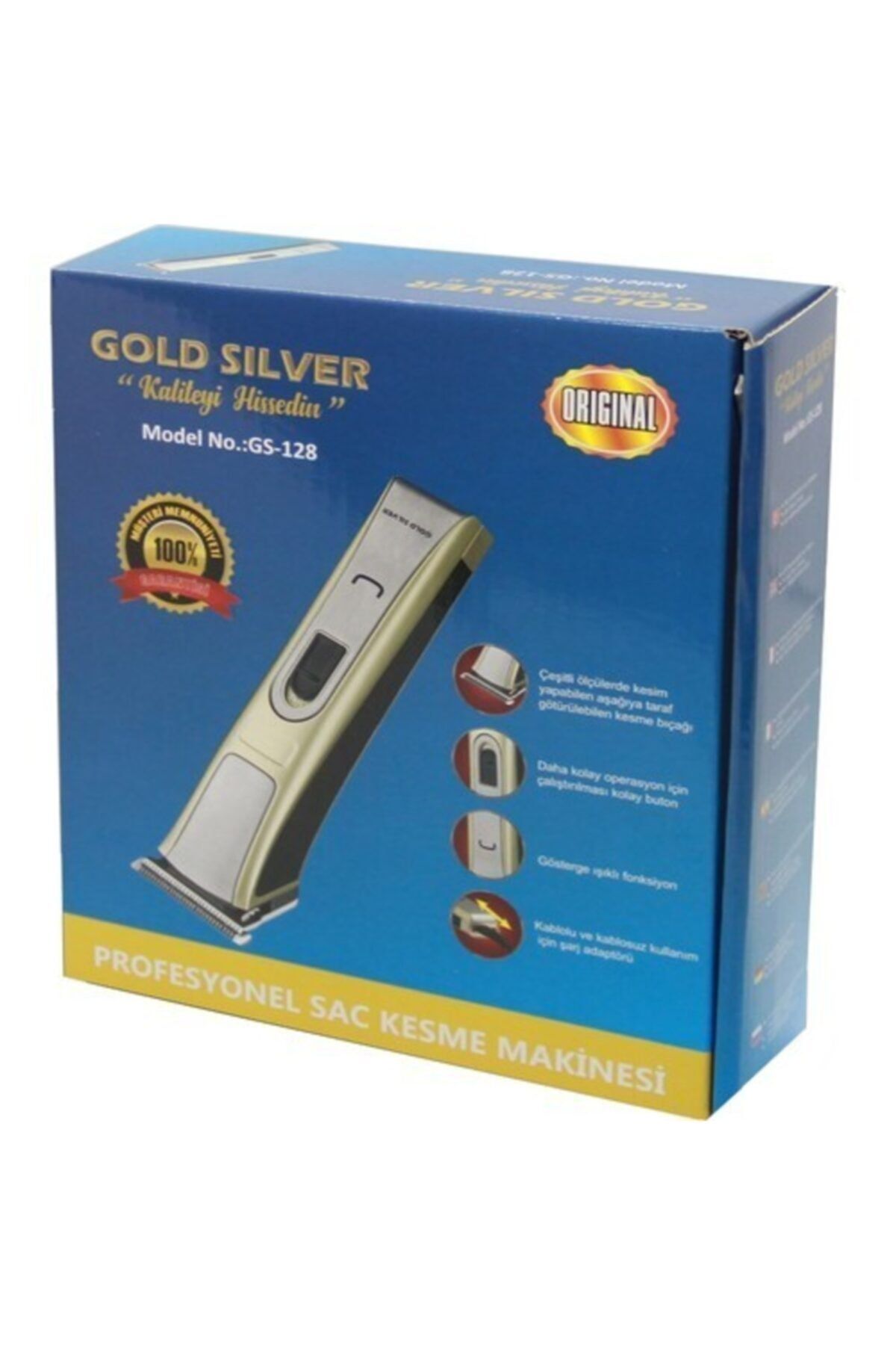 POYRAZ GOLD SİLVER Gold Silver Gs-128 Tıraş Makinesi