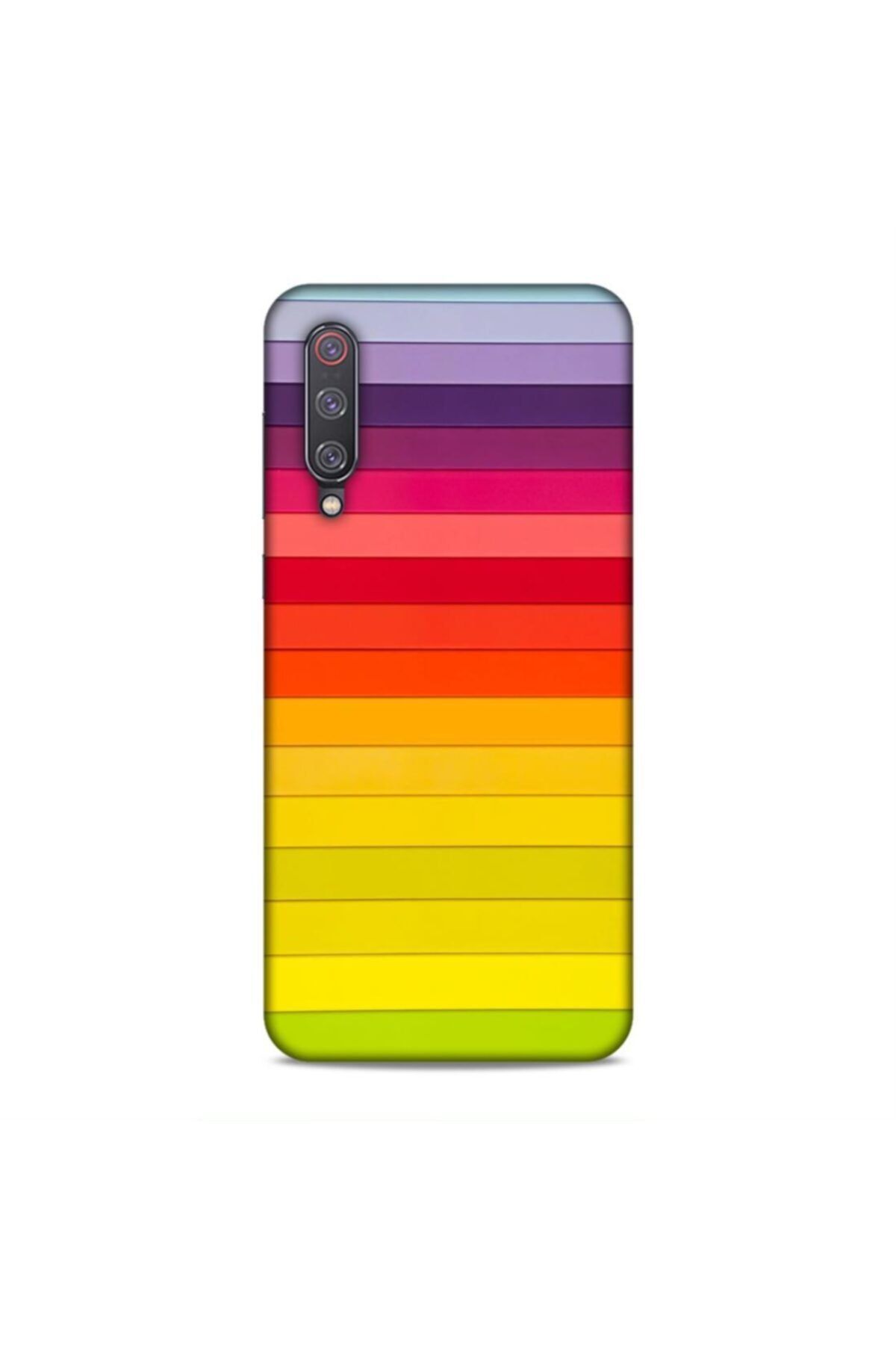 Pickcase Xiaomi Mi 9 Desenli Arka Kapak Renk Tonları Kılıf