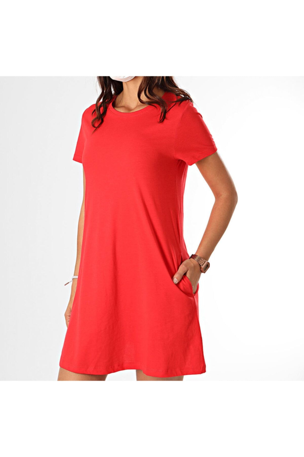 Only Kadın Kırmızı Mini Elbise