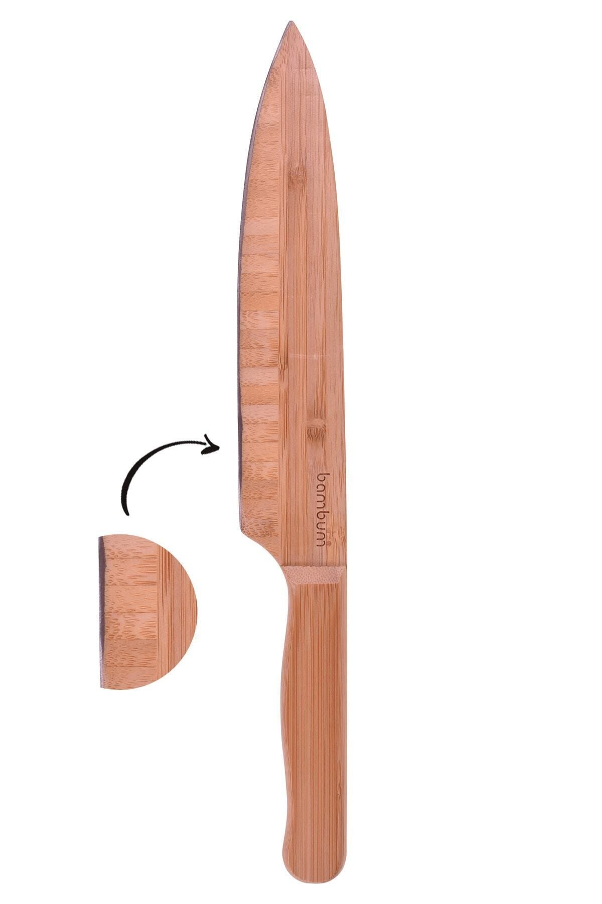 Bambum Titan - Bambu Ve Çelik Salata Bıçağı