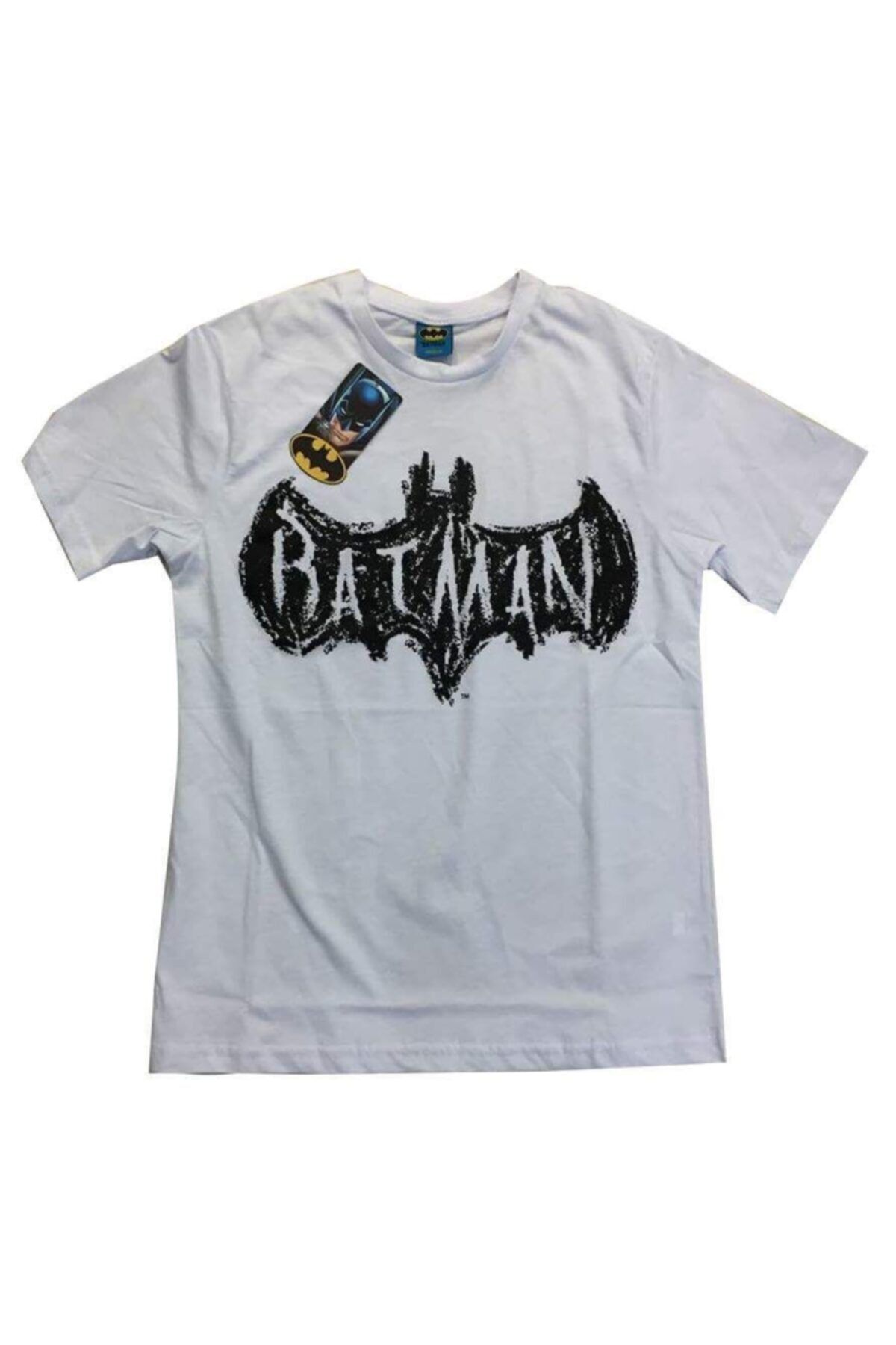 Batman (crayon) Beyaz Unisex Orijinal Lisanslı T-shirt