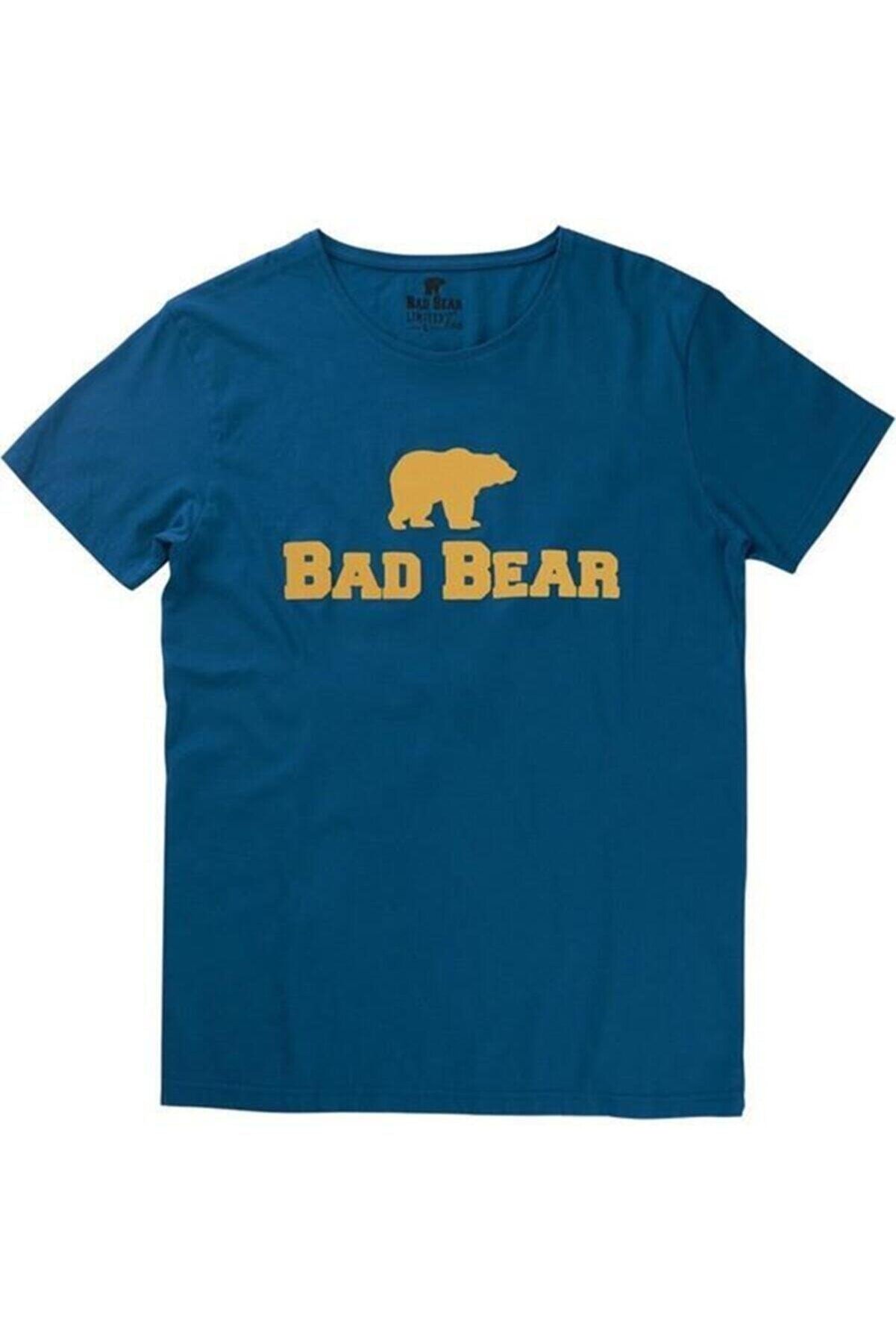 Bad Bear Erkek Çivit Mavi Tişört Tee