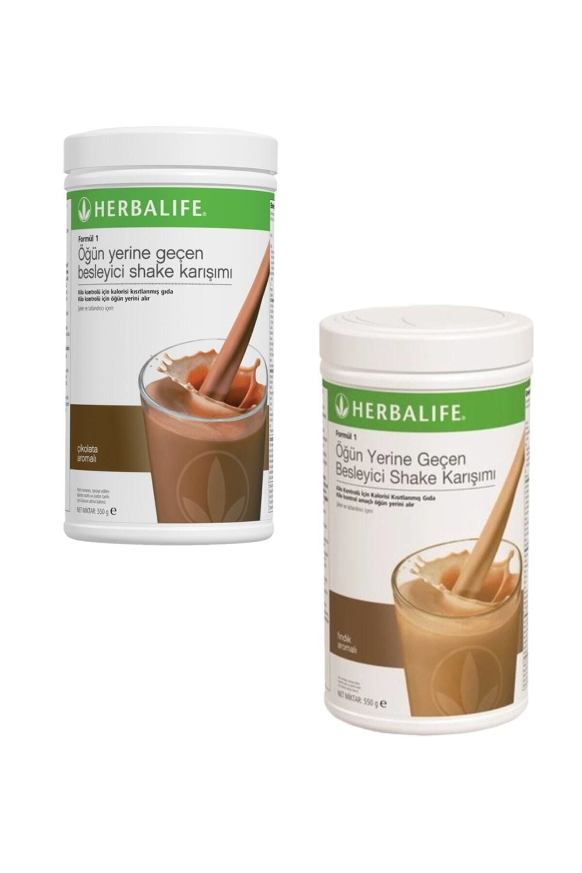 Herbalife Formül 1 Shake Karışım Seti Çikolata Fındık 550 gr