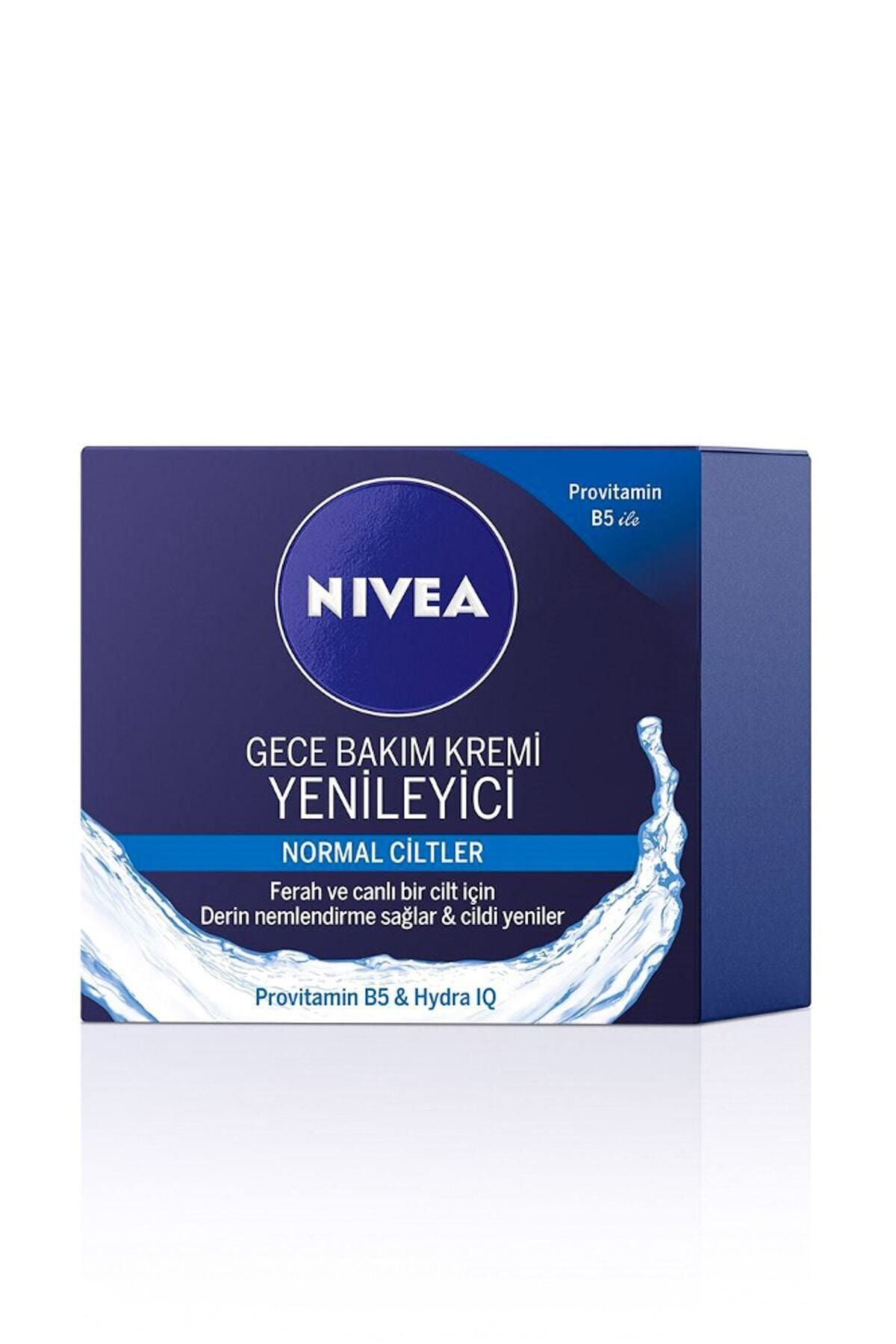 NIVEA Normal Ciltler İçin Provitamin B5 İçerikli Yenileyici gece Bakım Kremi 50 ml 4005808947669