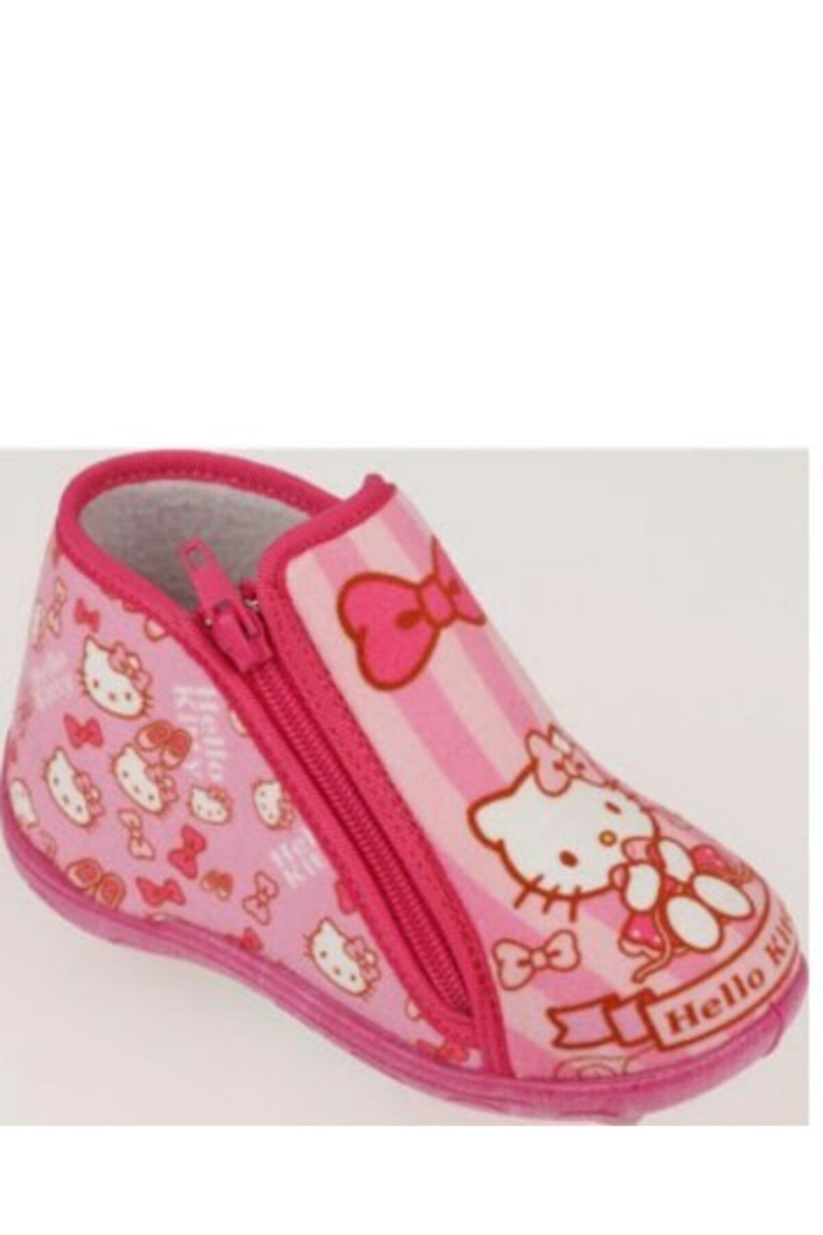 Hello Kitty Desenli Lisanslı Pembe Kız Çocuk Ev Ve Kreş Ayakkabısı