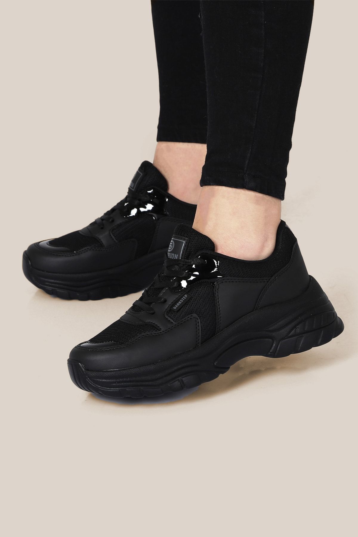 ICELAKE Unisex Siyah Sneaker Y01ls106
